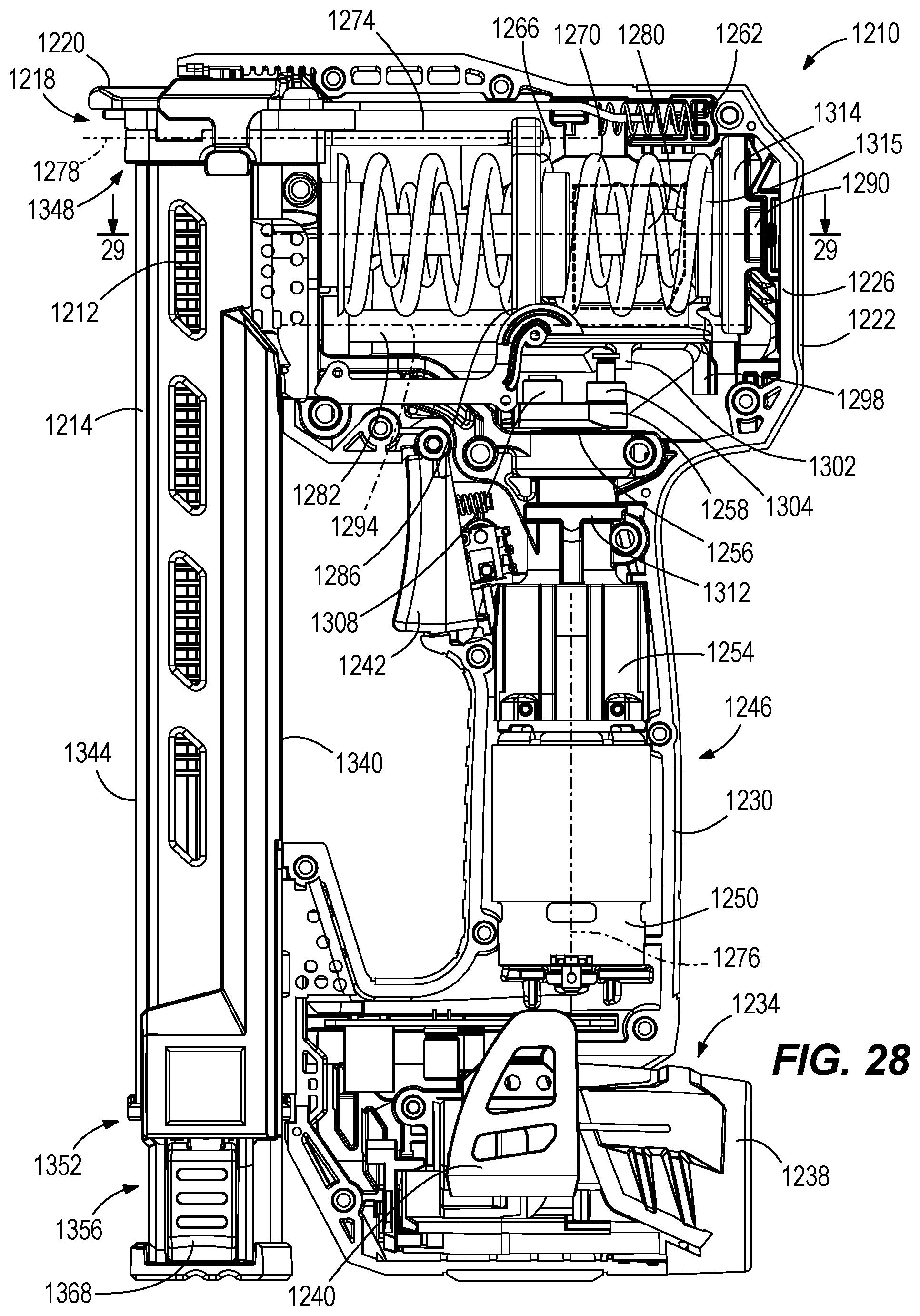 Patent US12583088 Figure 20 – Powered fastener driver