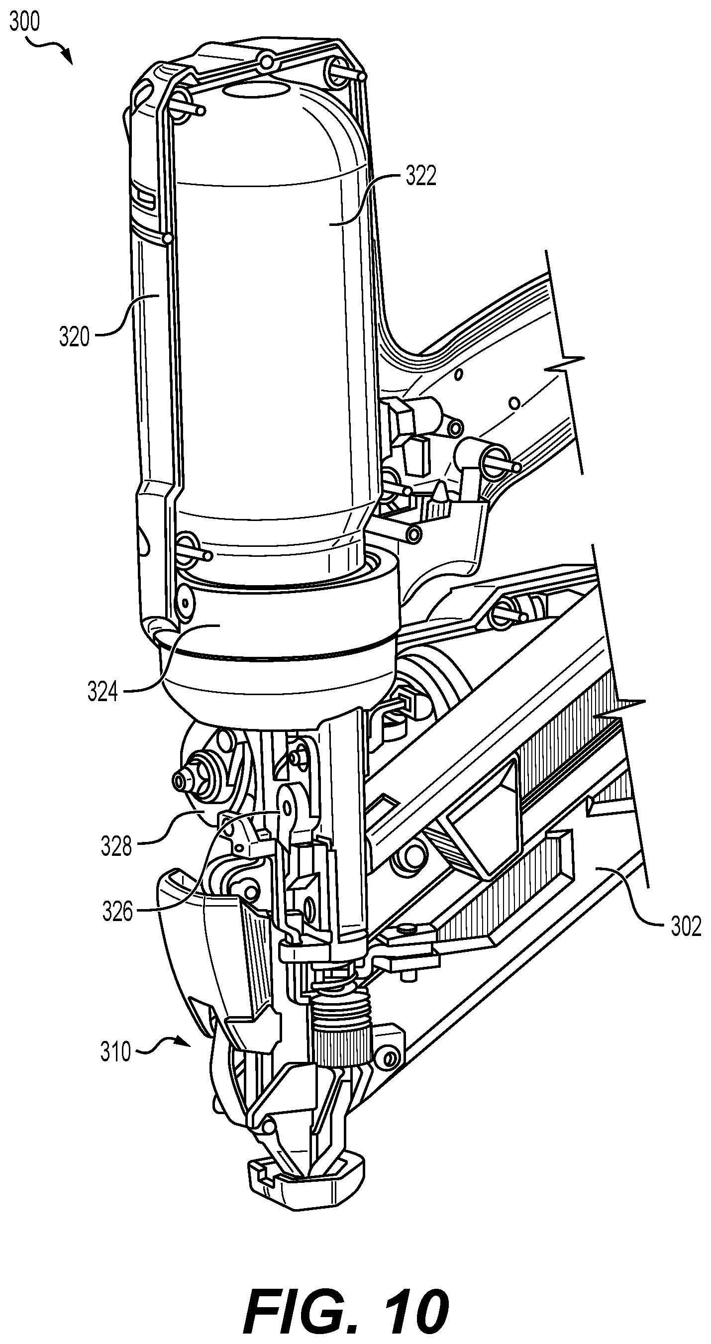 Patent US12583092 Figure 7 – Hybrid thermoplastic composites for power tools and power tool components