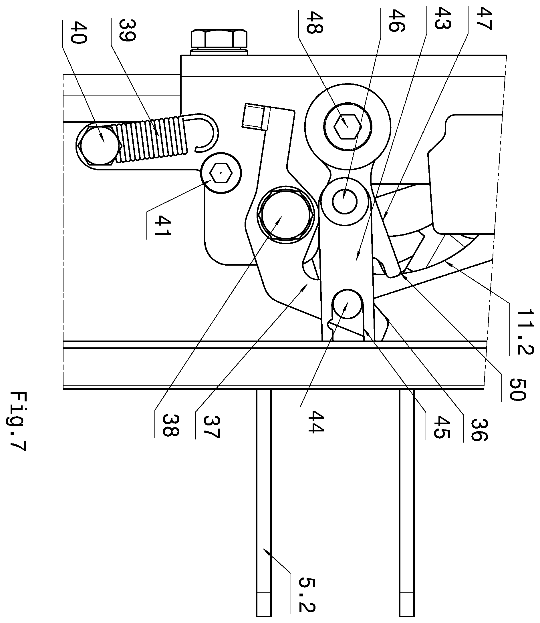 Patent US12583094 Figure 7 – Contactless locking of ratchet columns