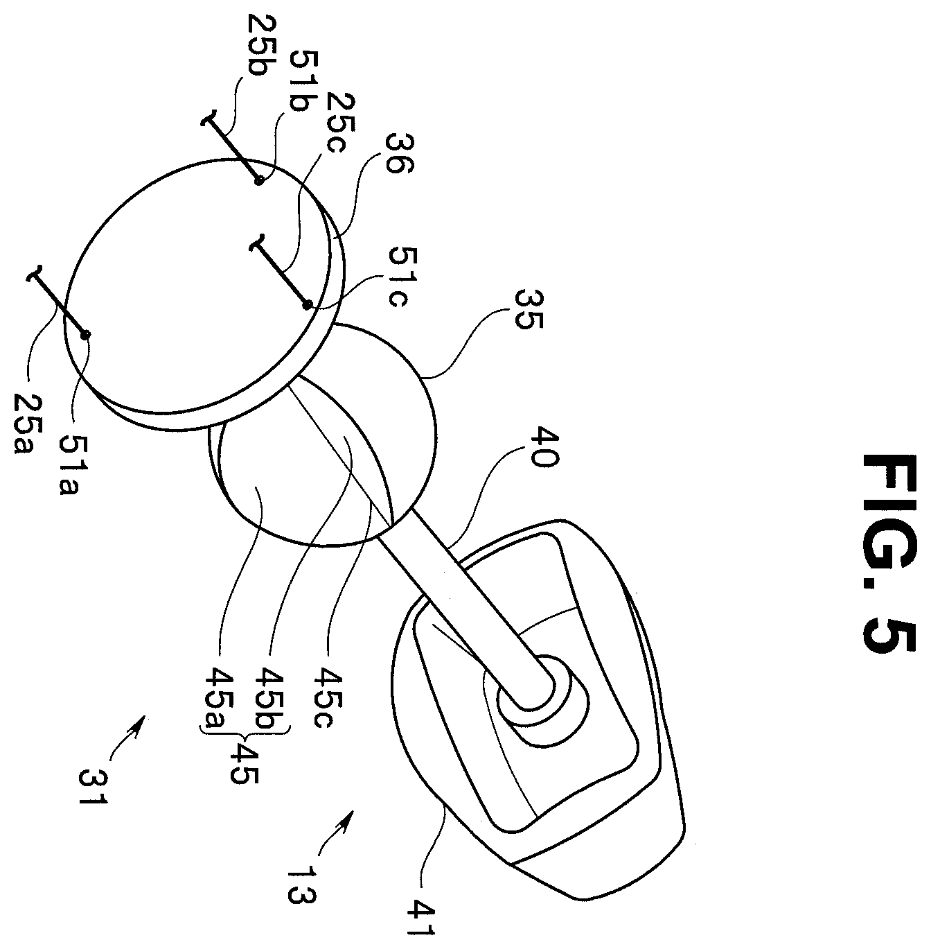 Patent US12583097 Figure 5 – Insertion instrument