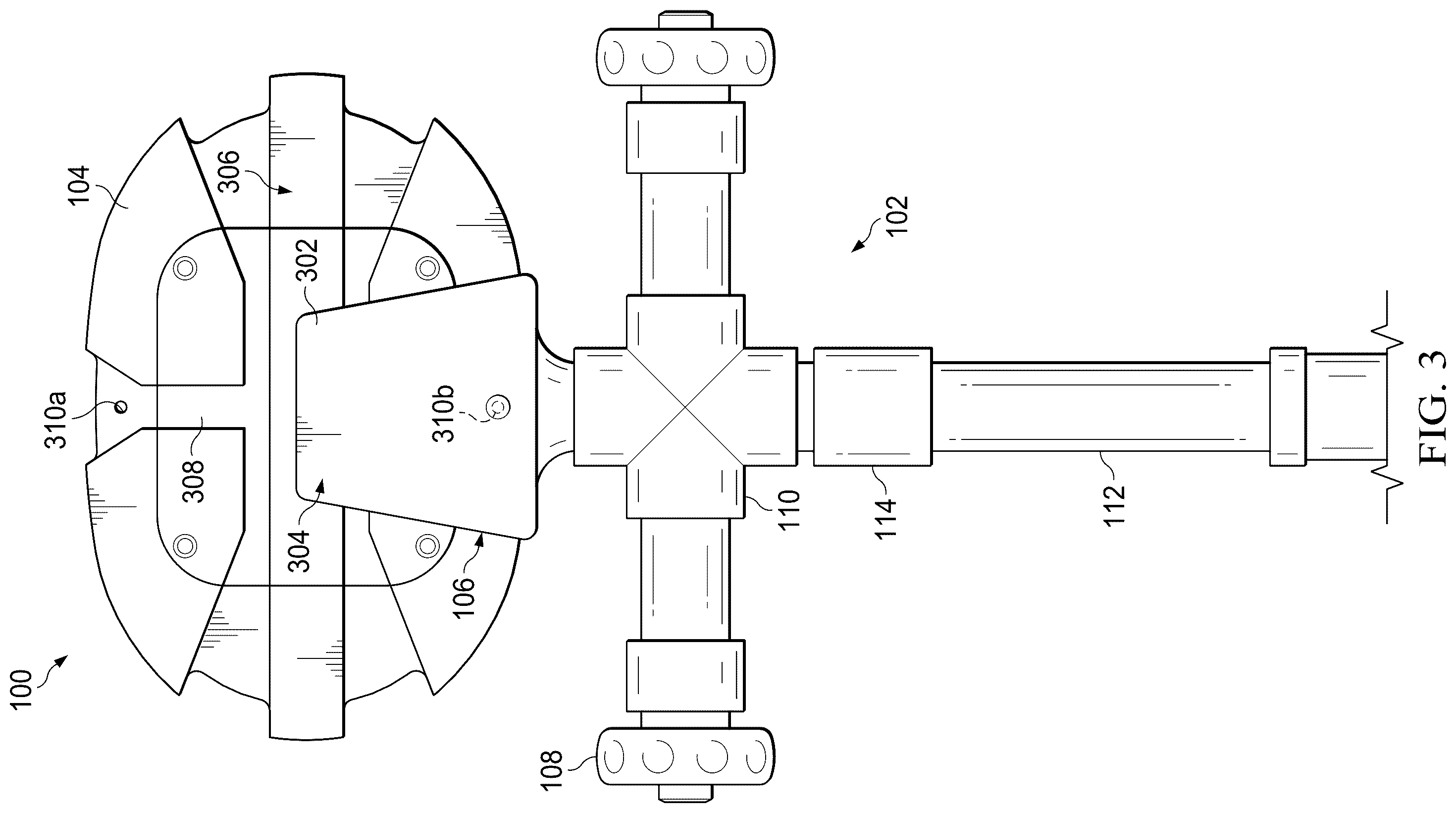 Patent US12583098 Figure 3 – Magnetic device emplacement tool