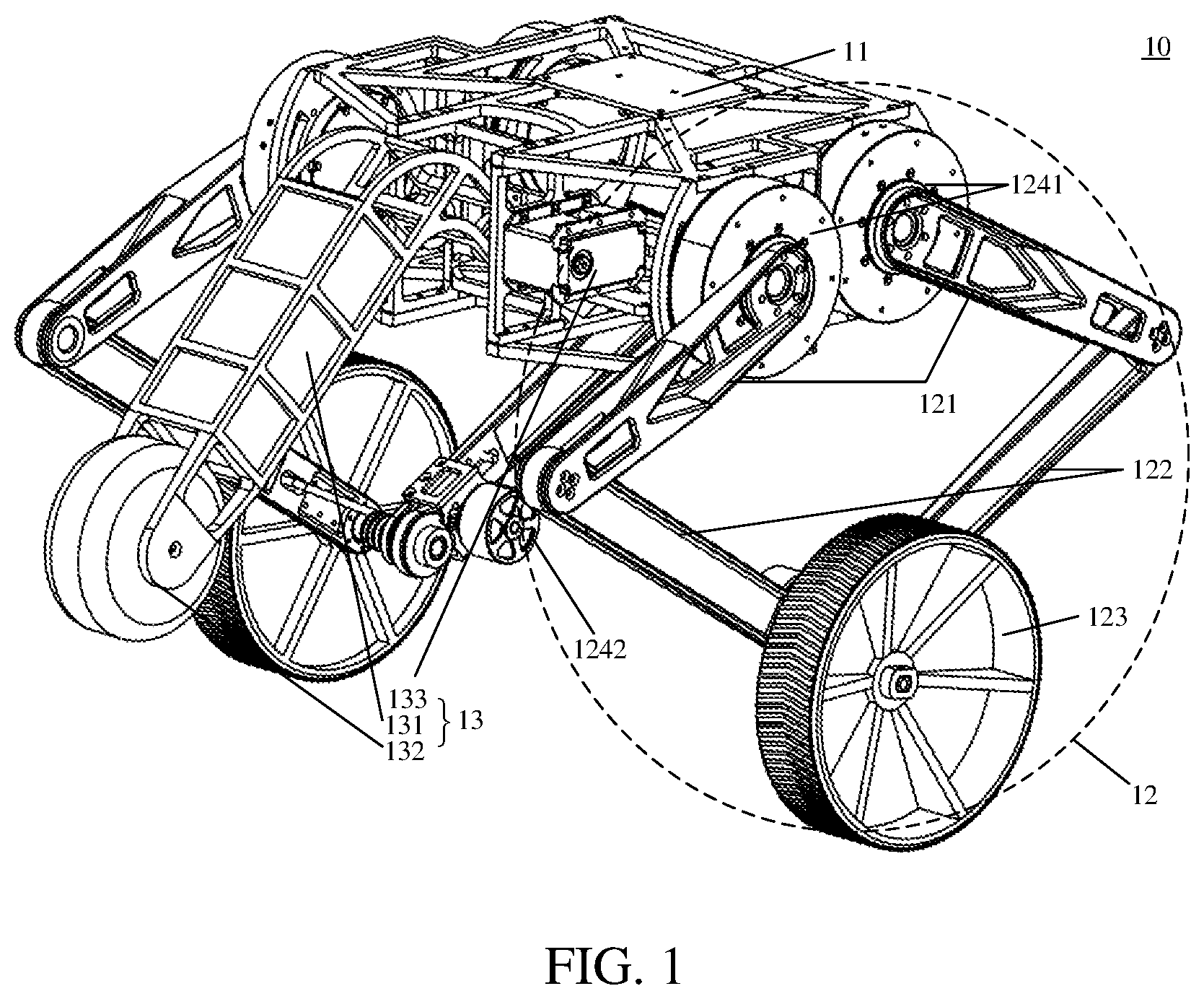 Patent US12583099 Figure 1 – Movement control method for underactuated system robot and underactuated system robot
