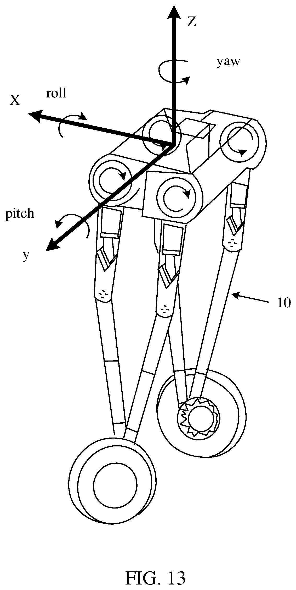 Patent US12583099 Figure 10 – Movement control method for underactuated system robot and underactuated system robot