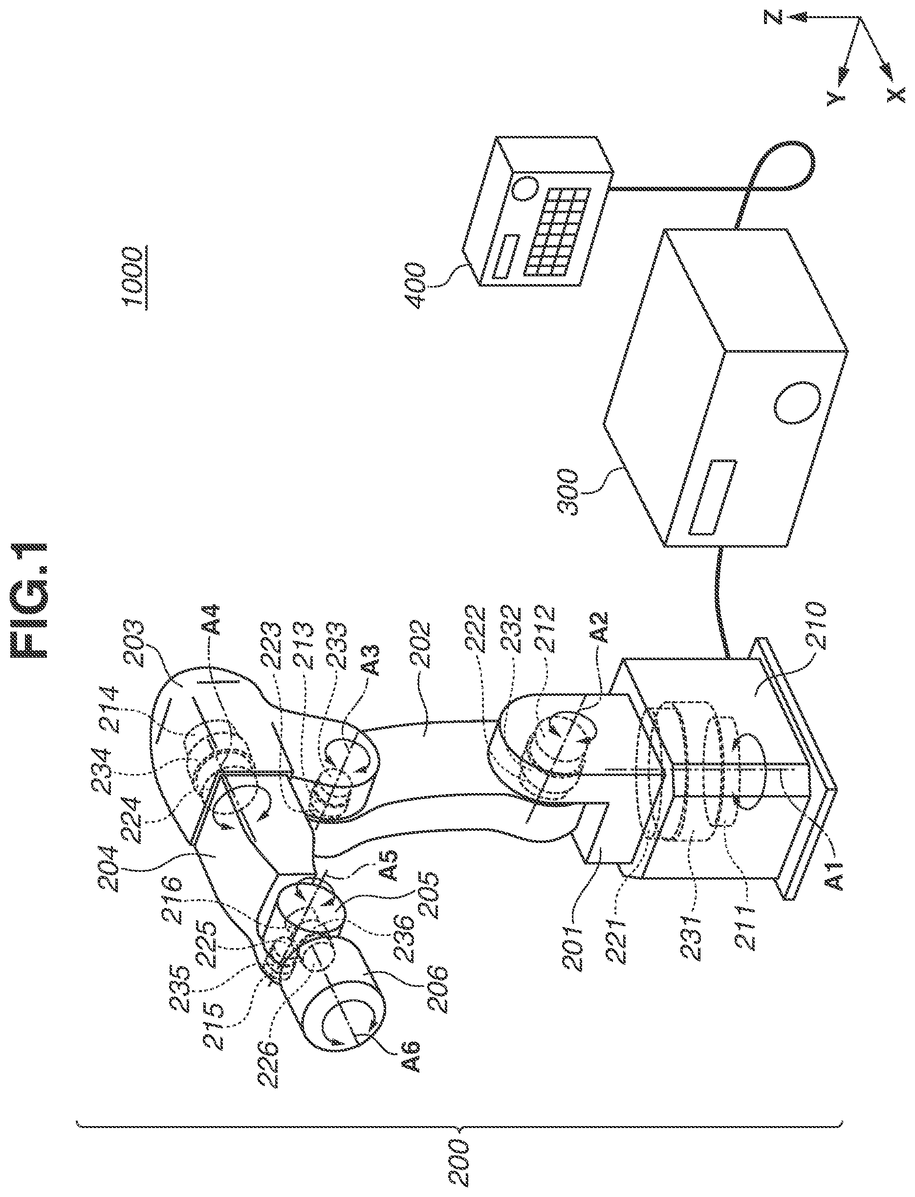 Patent US12583105 Figure 1 – Robot, control method therefor, method for manufacturing article using robot, and storage medium