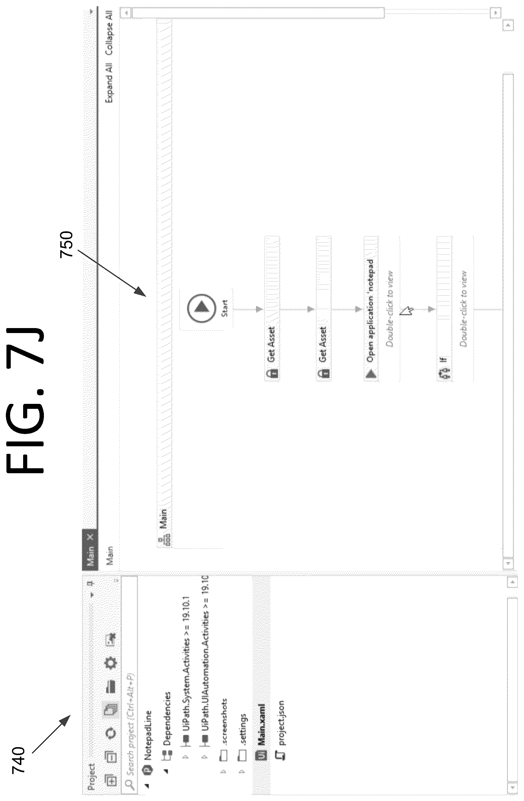Patent US12583106 Figure 16 – Automation windows for robotic process automation