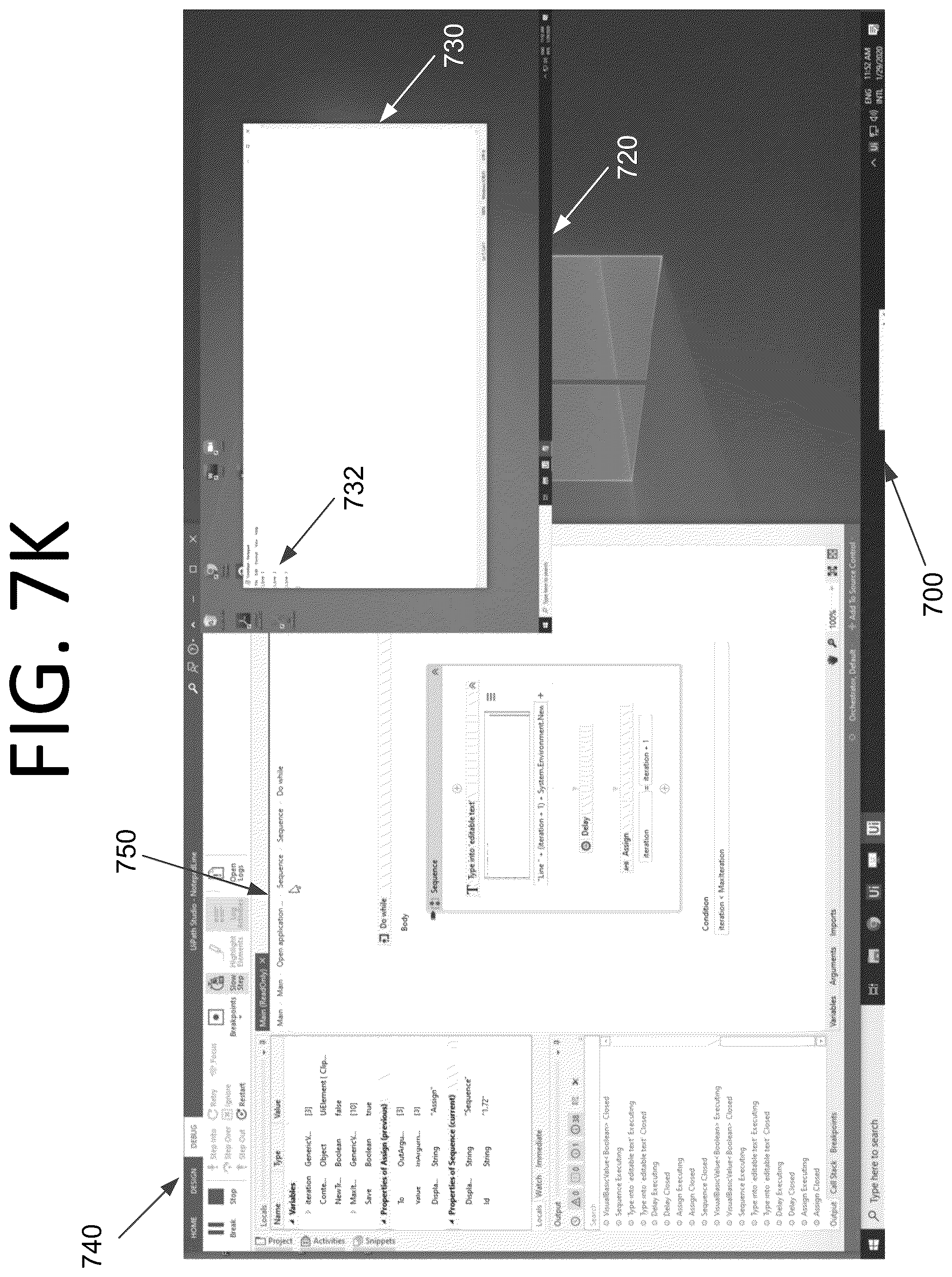 Patent US12583106 Figure 17 – Automation windows for robotic process automation