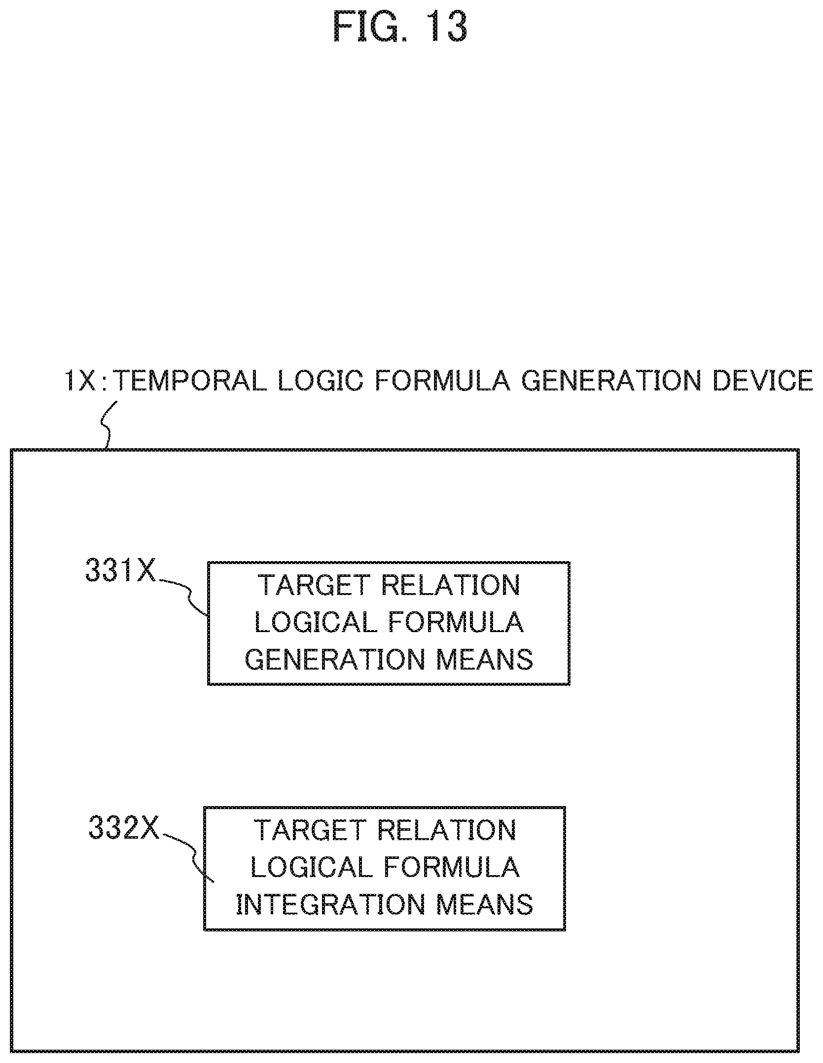 Patent US12583107 Figure 13 – Temporal logic formula generation device, temporal logic formula generation method, and storage medium