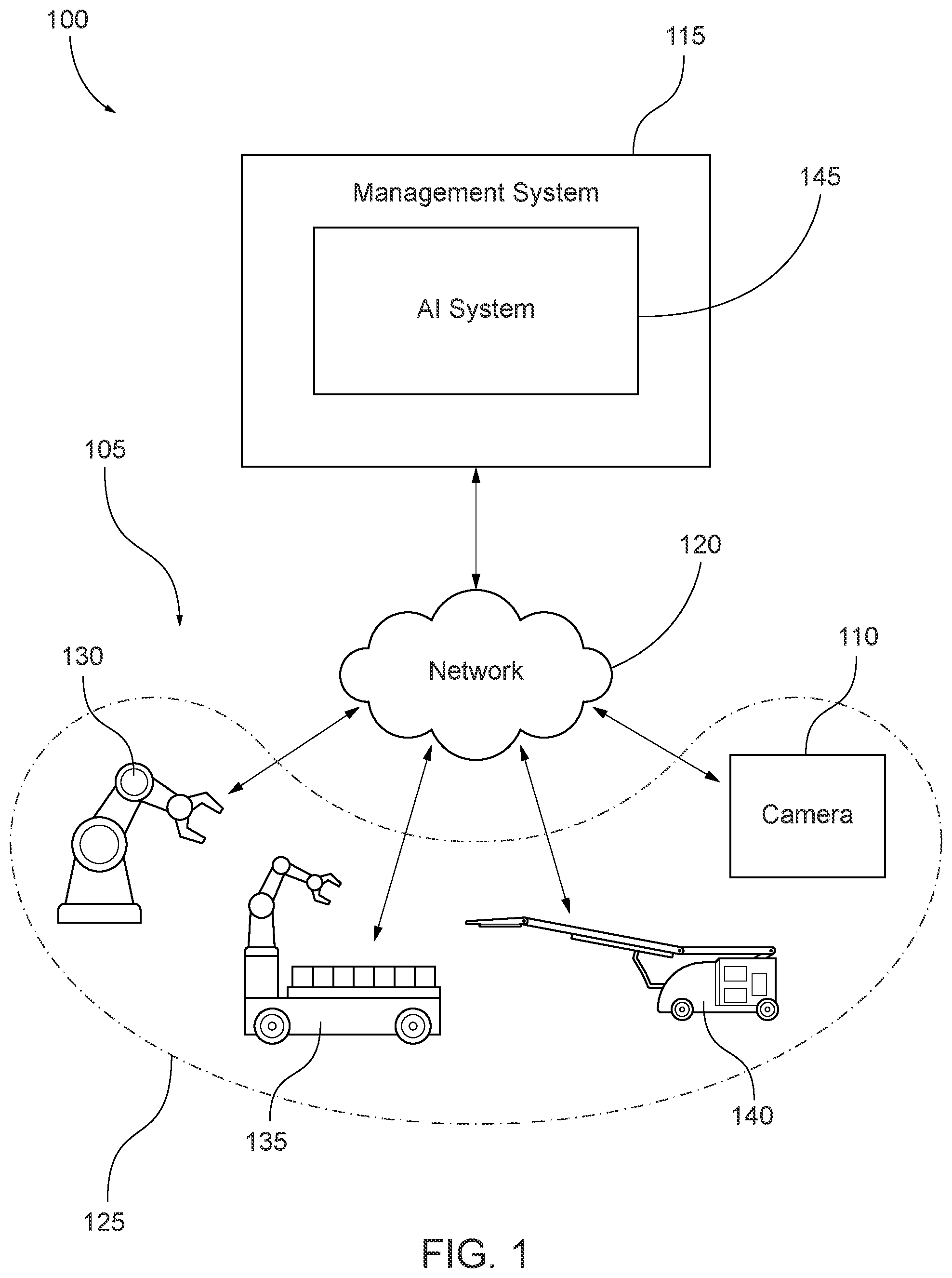 Patent US12583112 Figure 1 – Motion planning technique for robotic systems