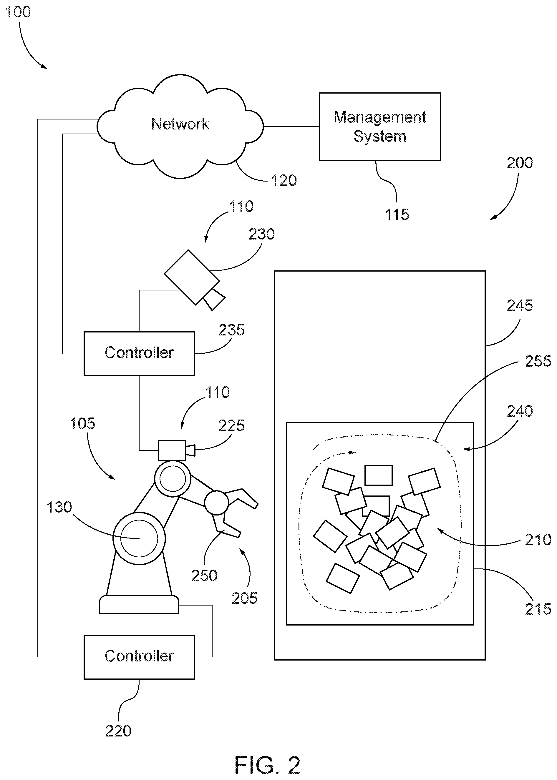 Patent US12583112 Figure 2 – Motion planning technique for robotic systems