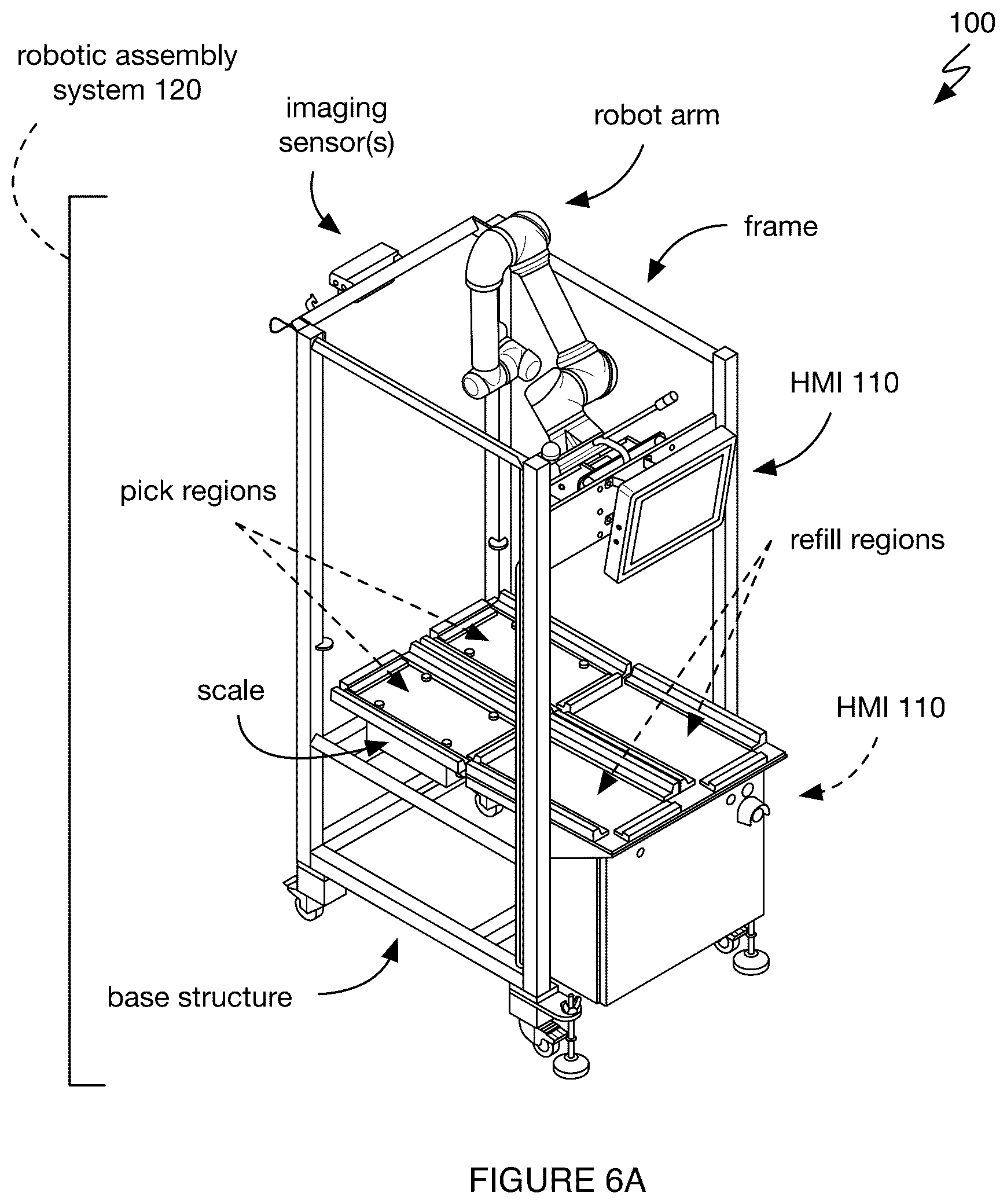 Patent US12583127 Figure 6 – Interface system and/or method for refilling assembly systems