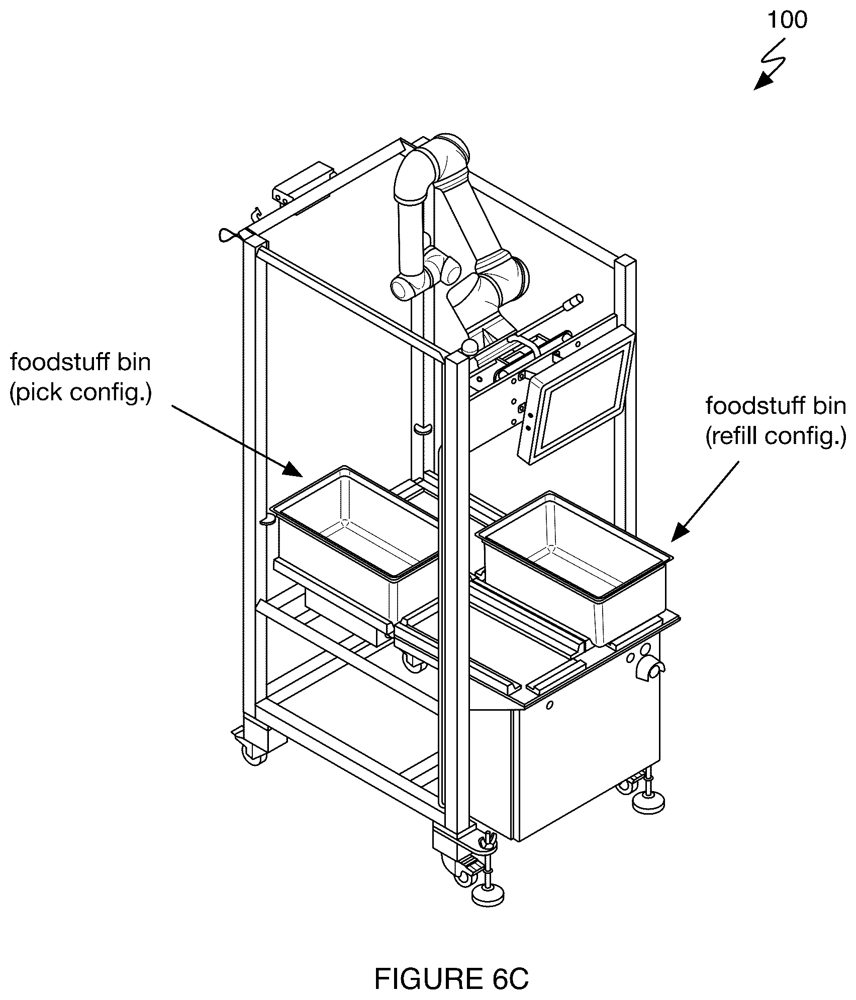 Patent US12583127 Figure 8 – Interface system and/or method for refilling assembly systems