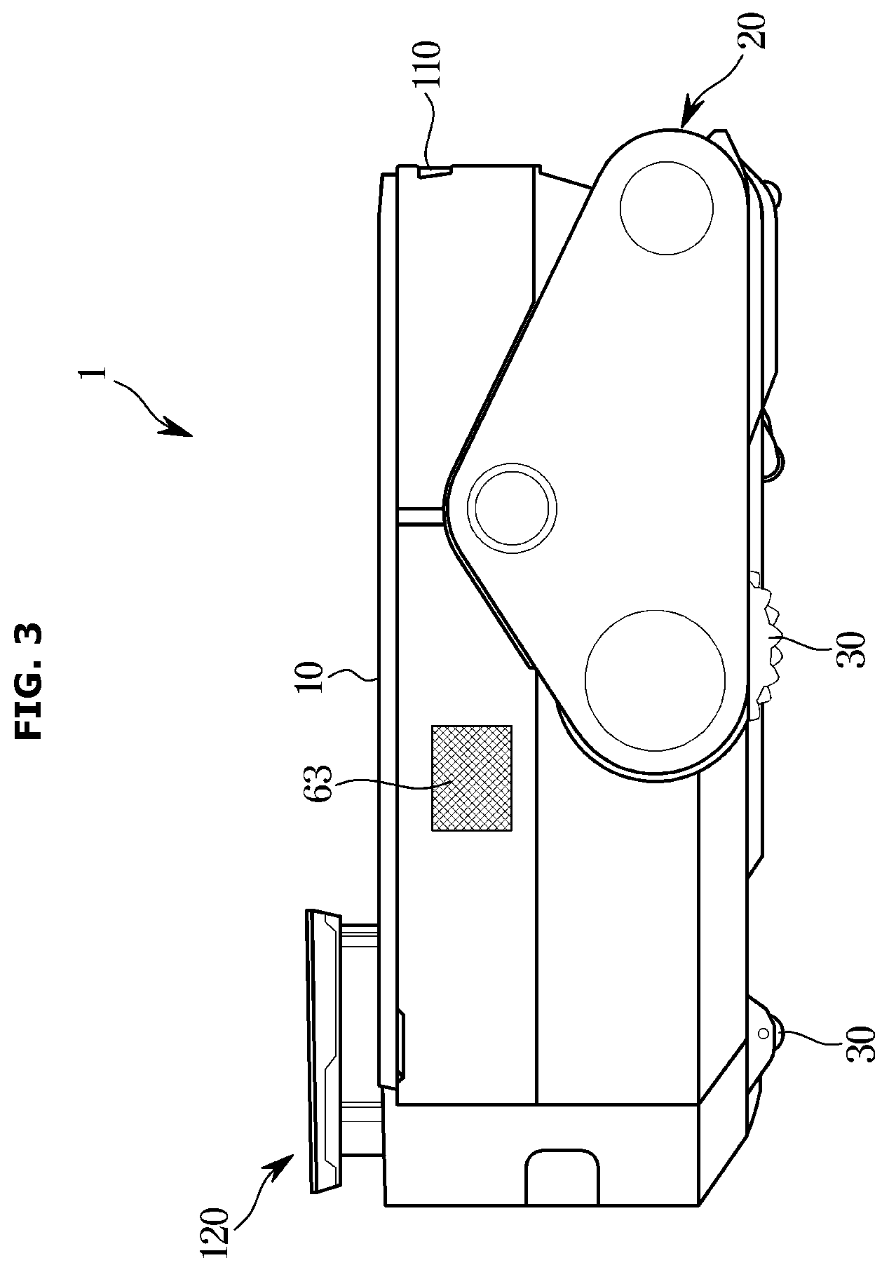 Patent US12583128 Figure 3 – Mobile robot and method for controlling mobile robot