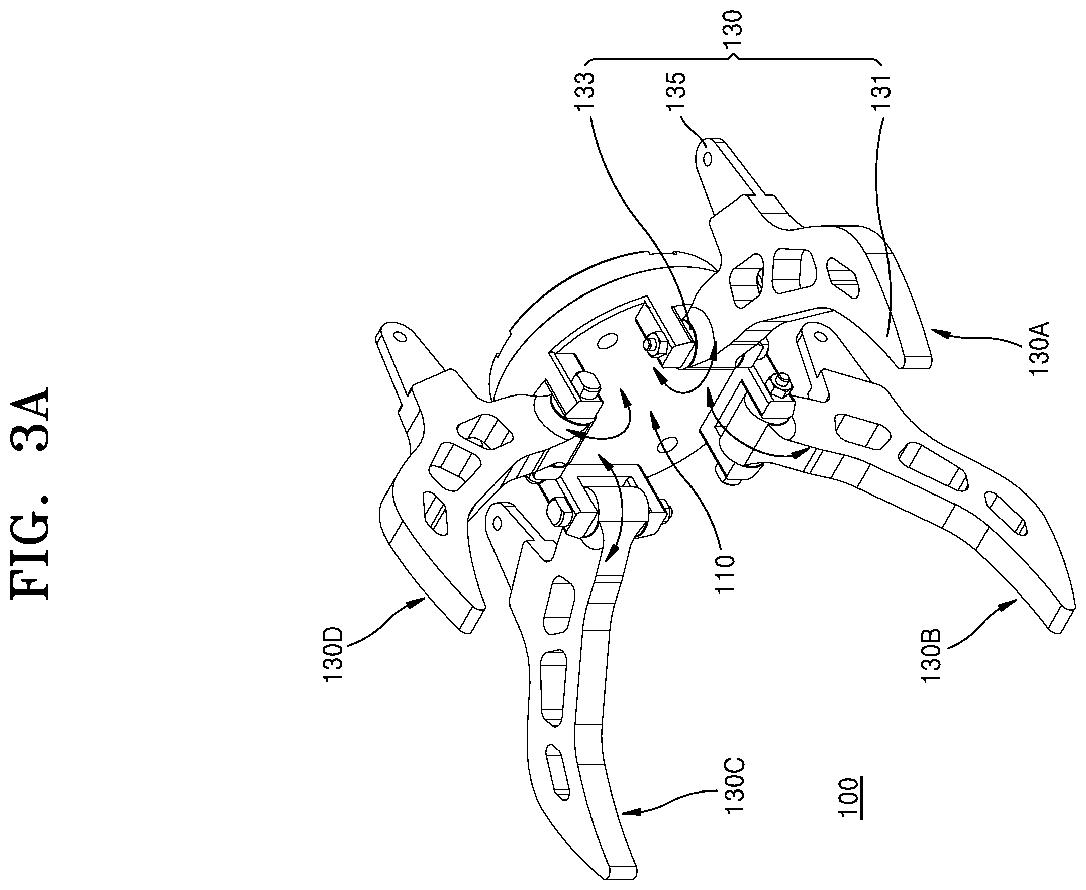 Patent US12583130 Figure 3 – Gripper device for robot arm