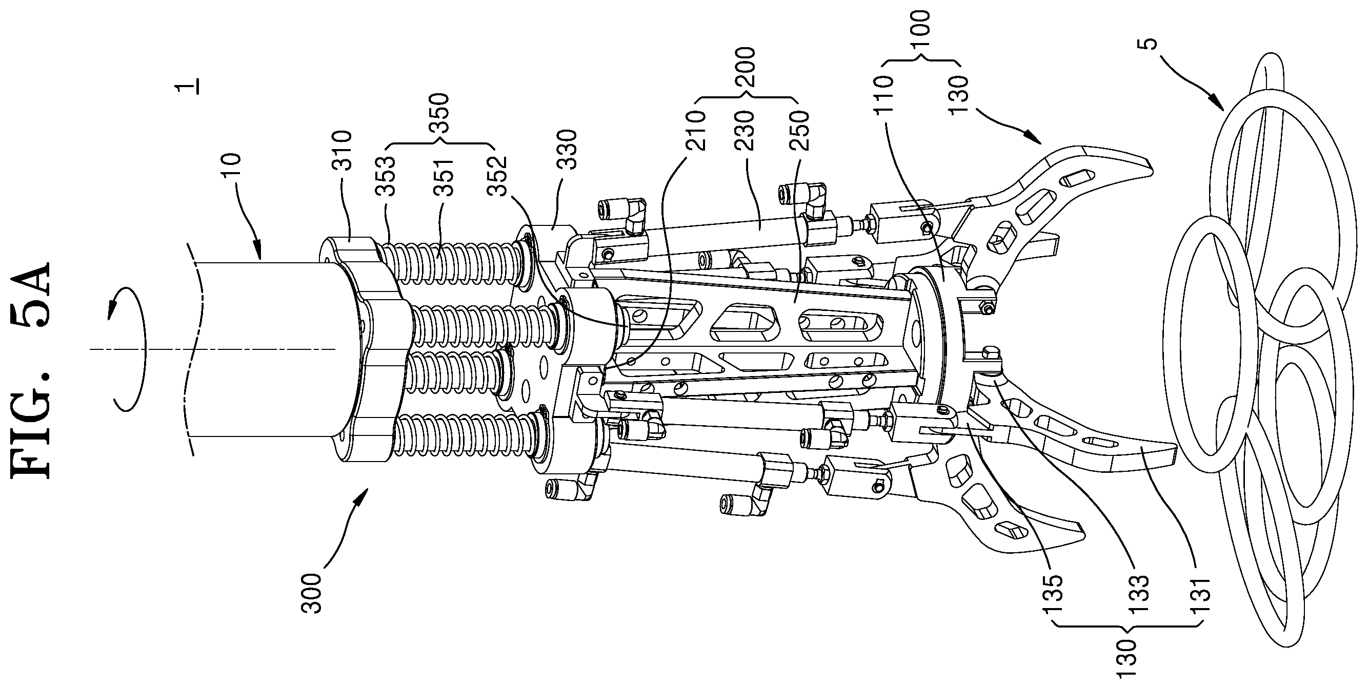 Patent US12583130 Figure 7 – Gripper device for robot arm