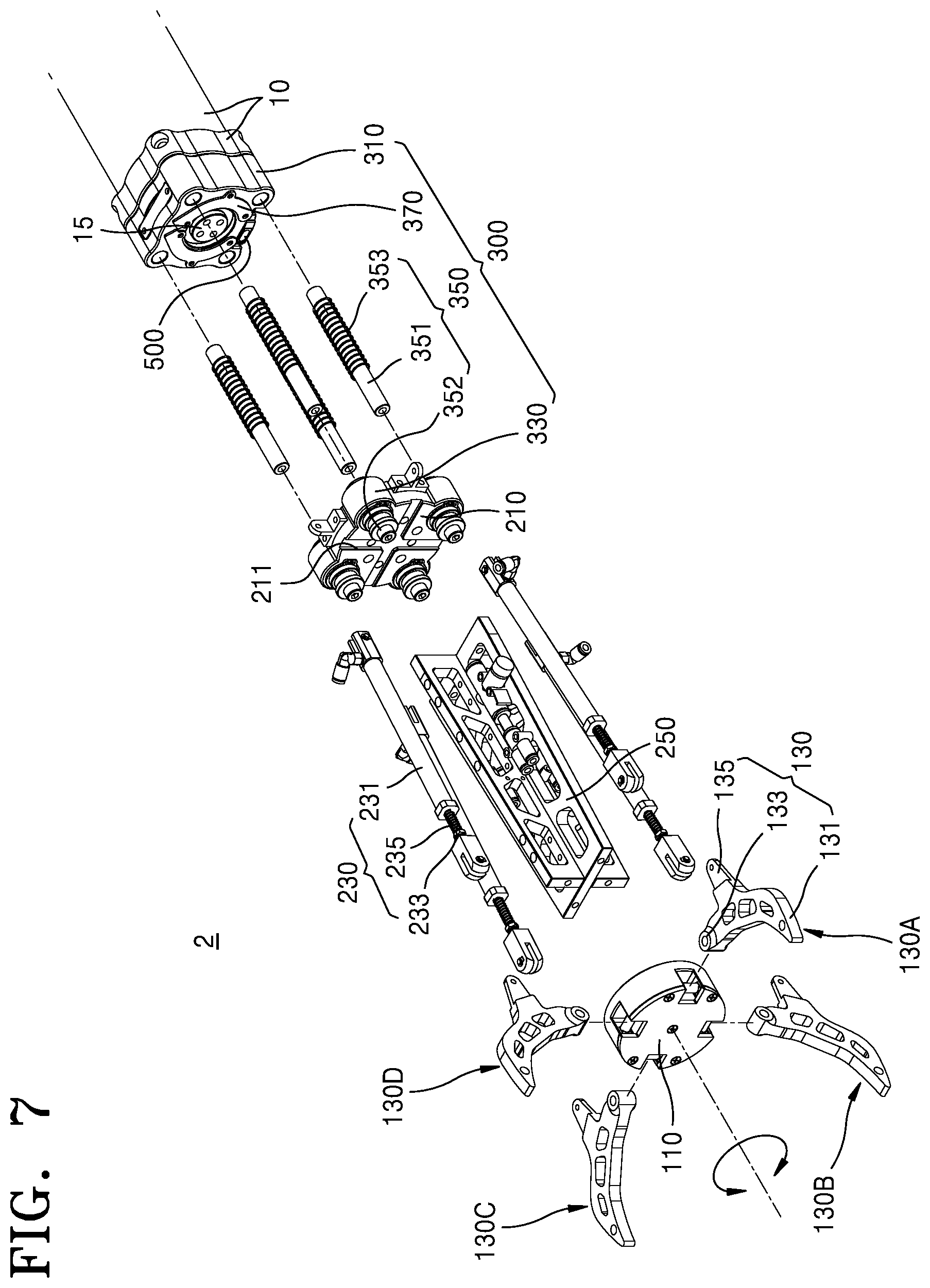 Patent US12583130 Figure 11 – Gripper device for robot arm