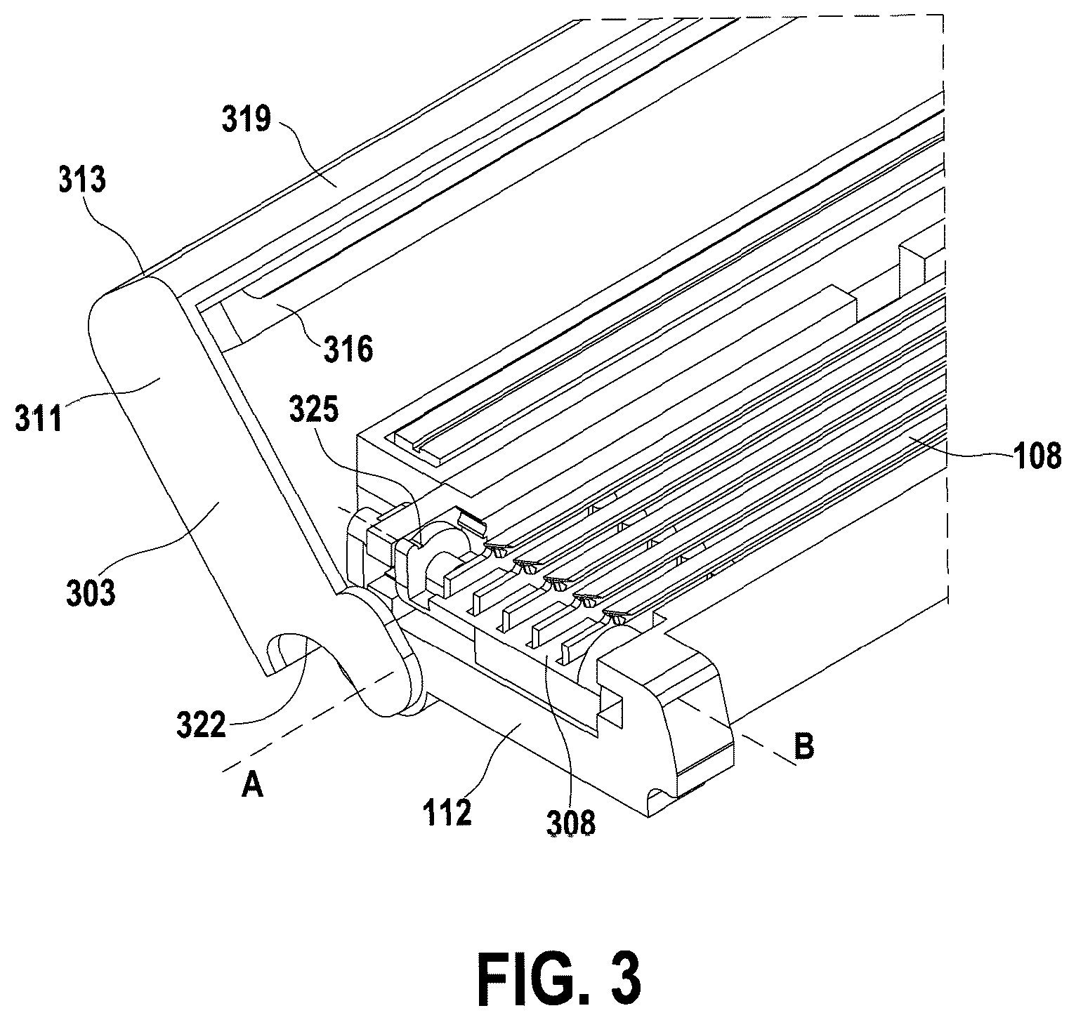 Patent US12583137 Figure 3 – Shaving head