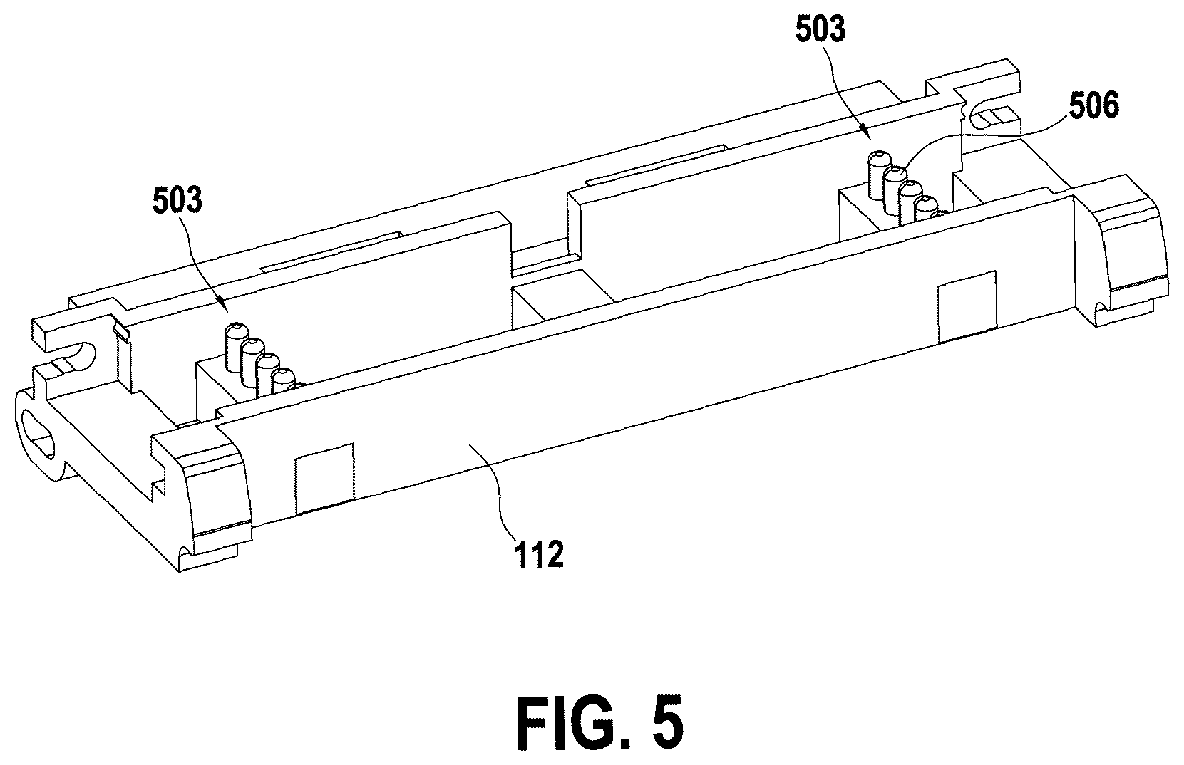 Patent US12583137 Figure 5 – Shaving head
