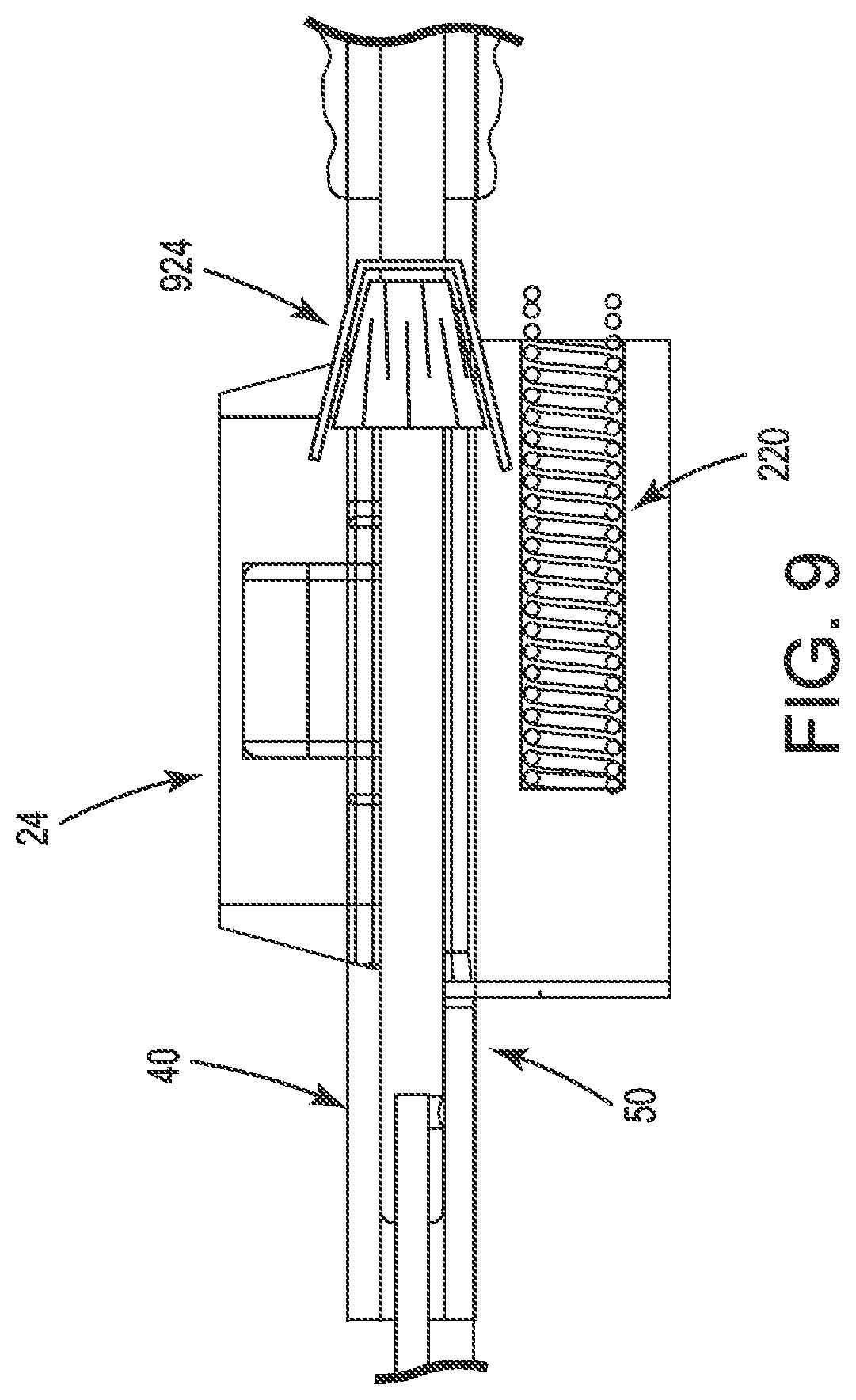 Patent US12583153 Figure 9 – Method for overmolding a tubular structure