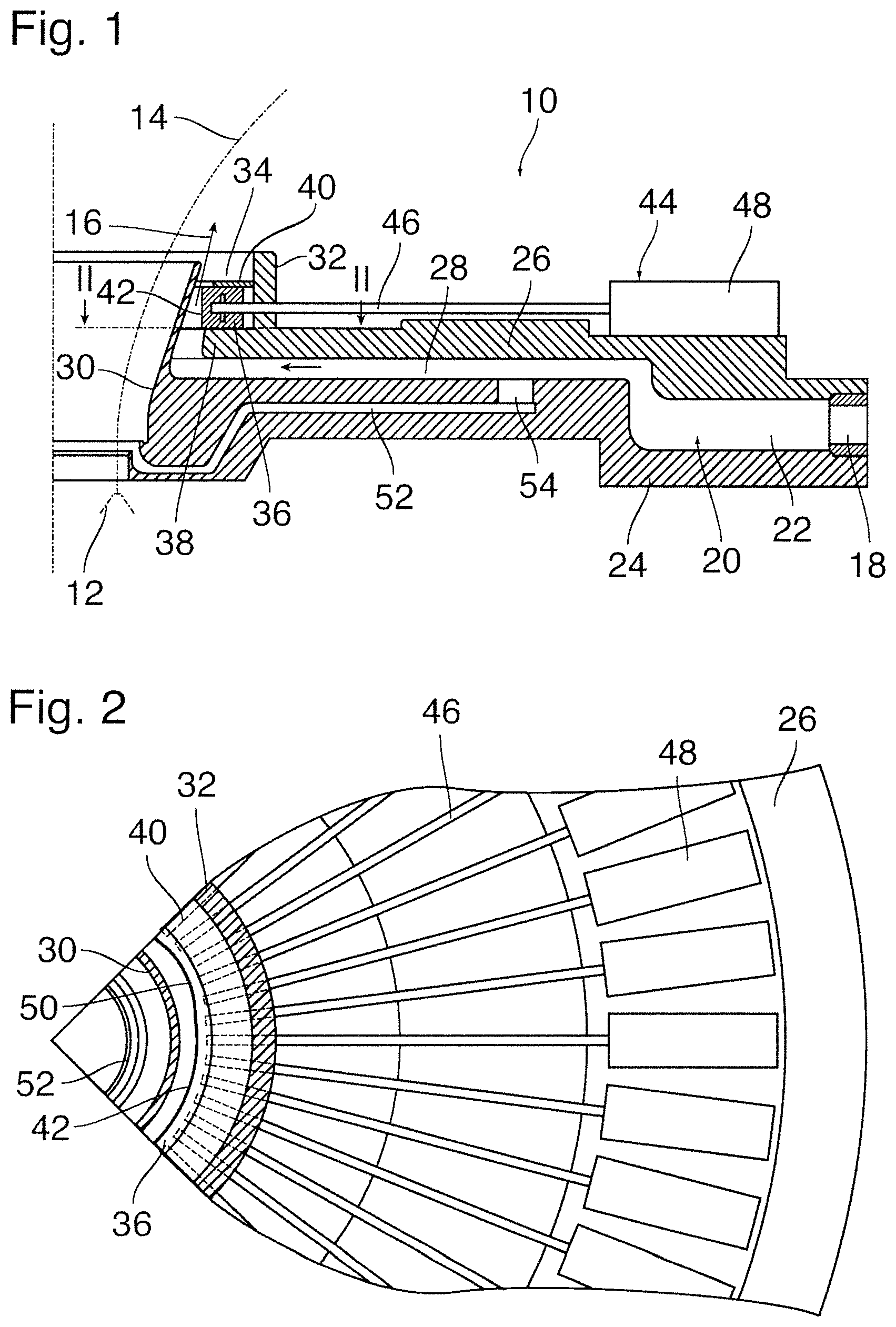Patent US12583167 Figure 1 – Cooling ring for cooling a film tube