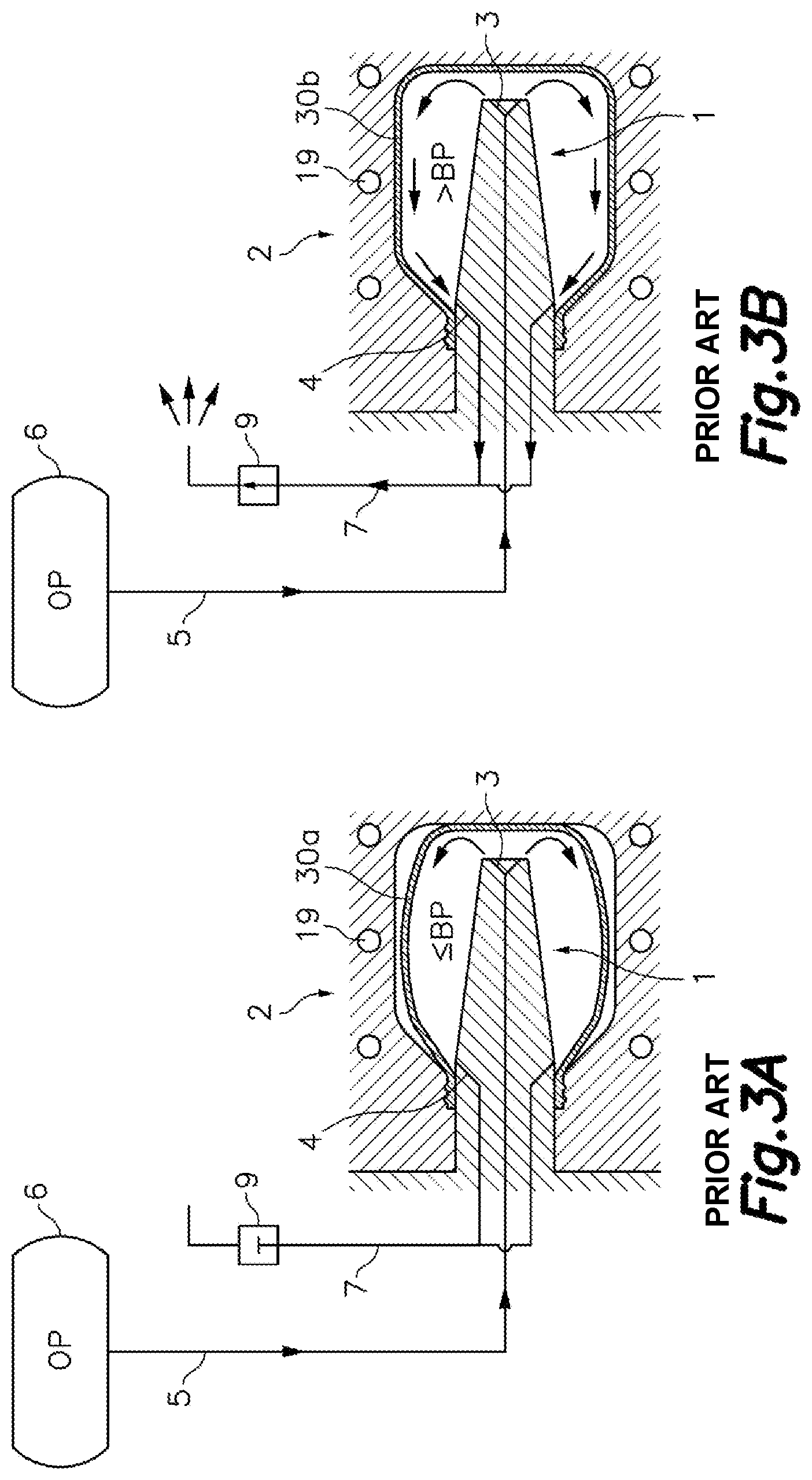 Patent US12583168 Figure 3 – Injection-blow-moulding mould and method