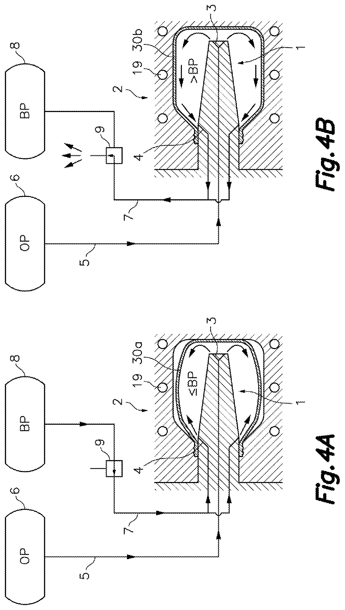 Patent US12583168 Figure 4 – Injection-blow-moulding mould and method