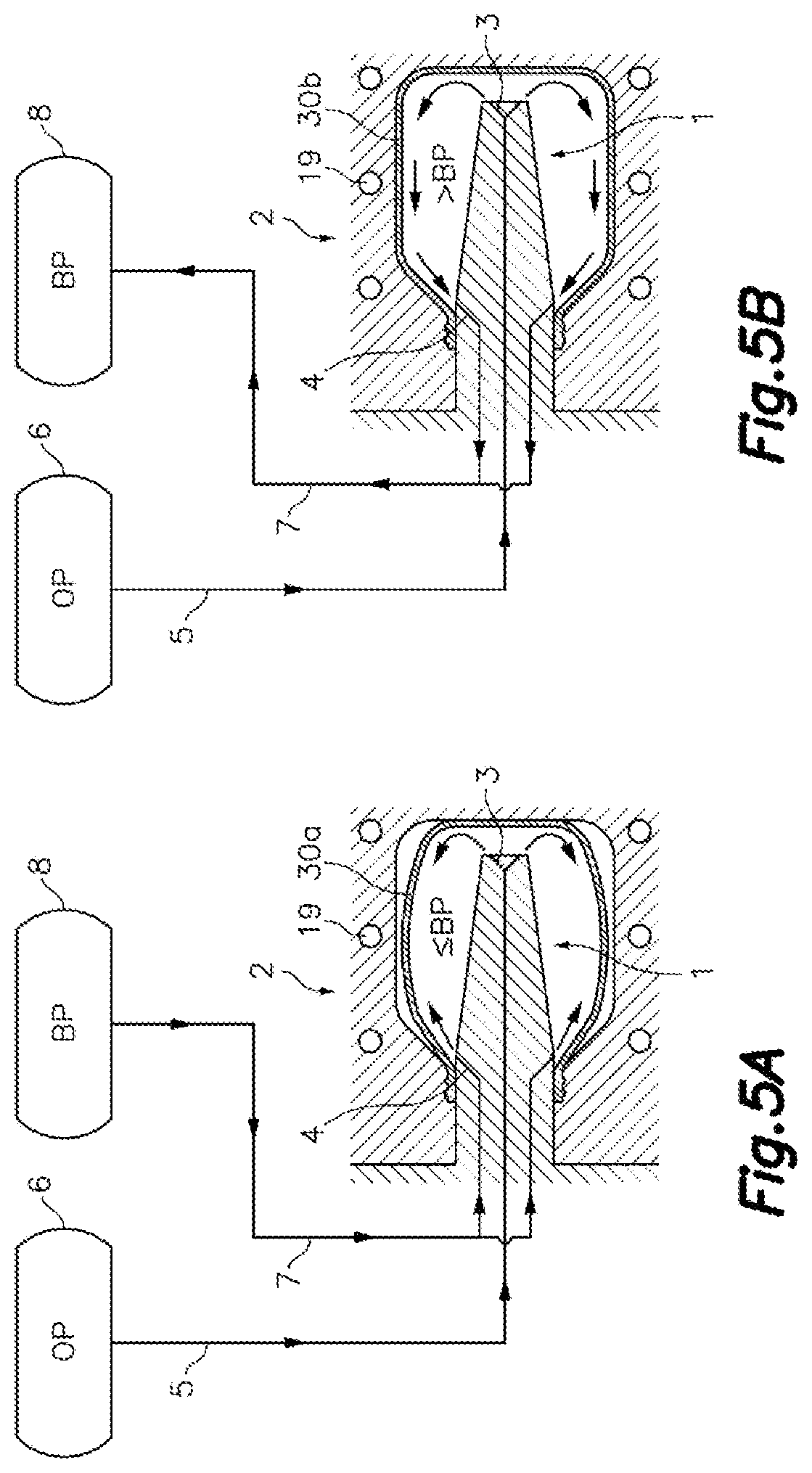 Patent US12583168 Figure 5 – Injection-blow-moulding mould and method