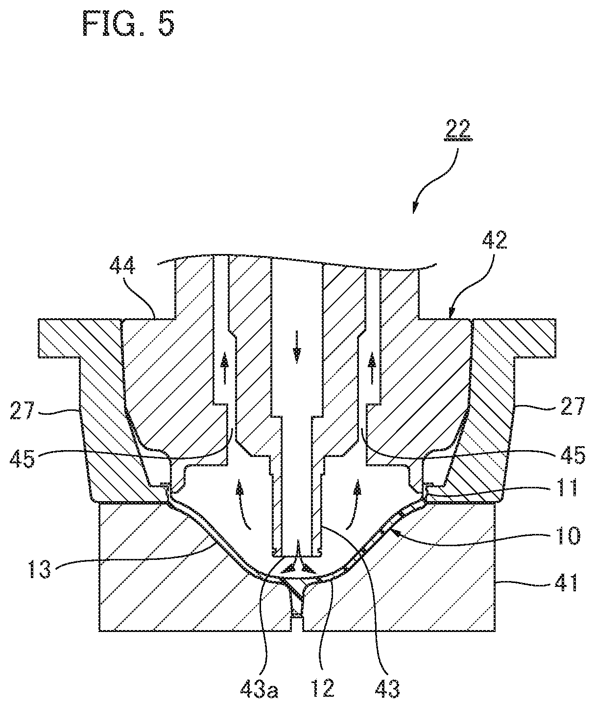 Patent US12583169 Figure 5 – Method and apparatus for manufacturing resin container
