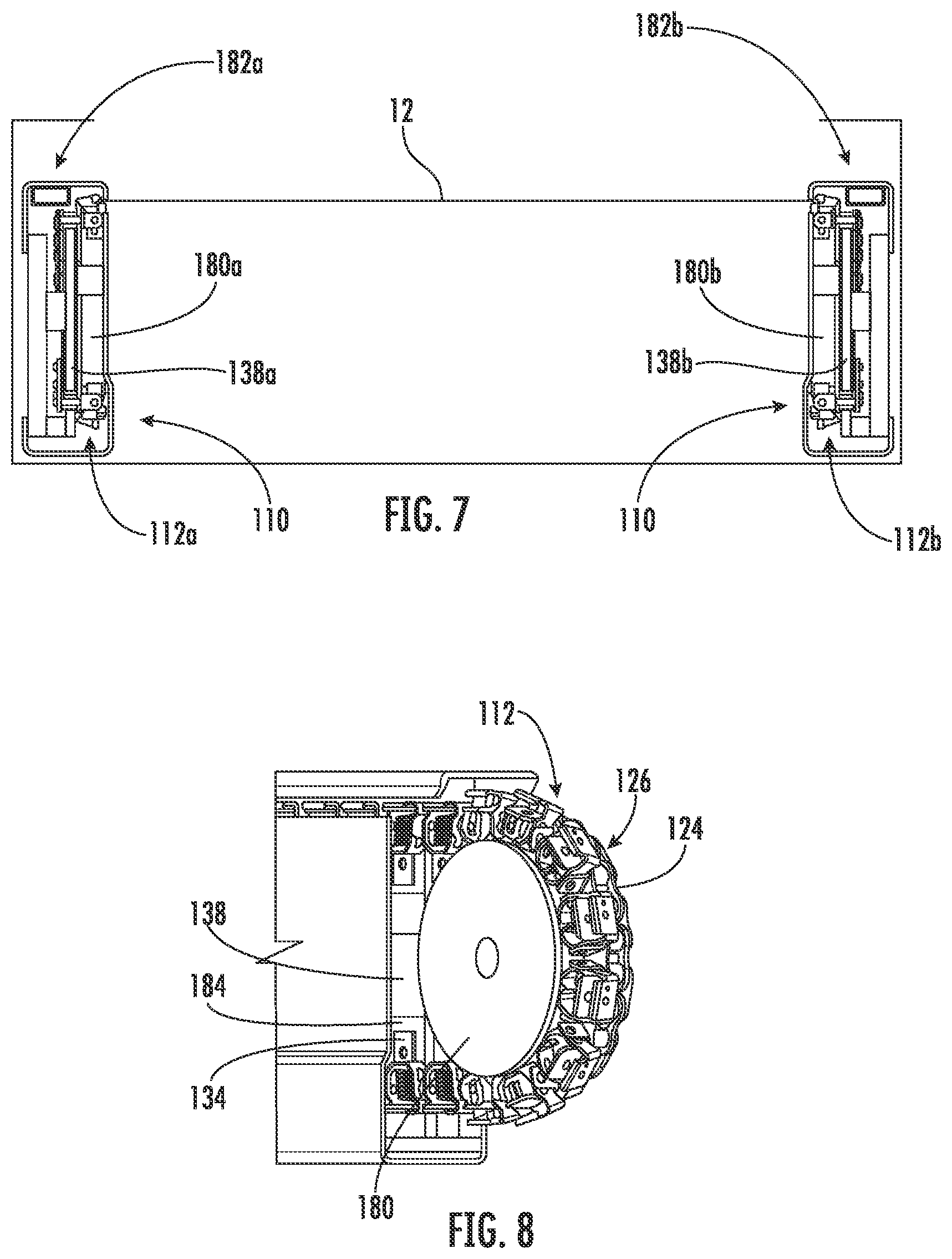 Patent US12583171 Figure 4 – Thermoforming machine web transport assembly