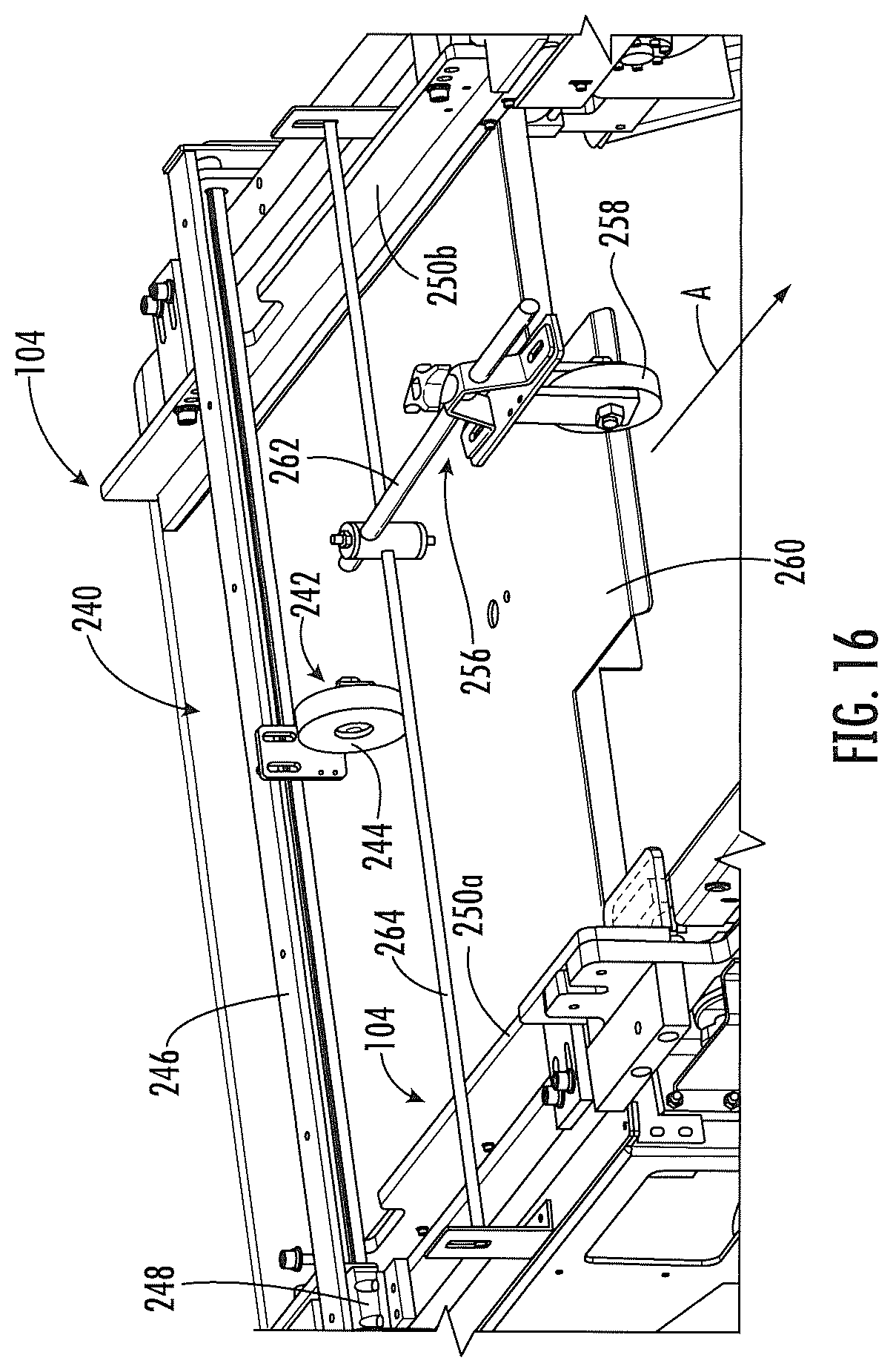 Patent US12583171 Figure 12 – Thermoforming machine web transport assembly