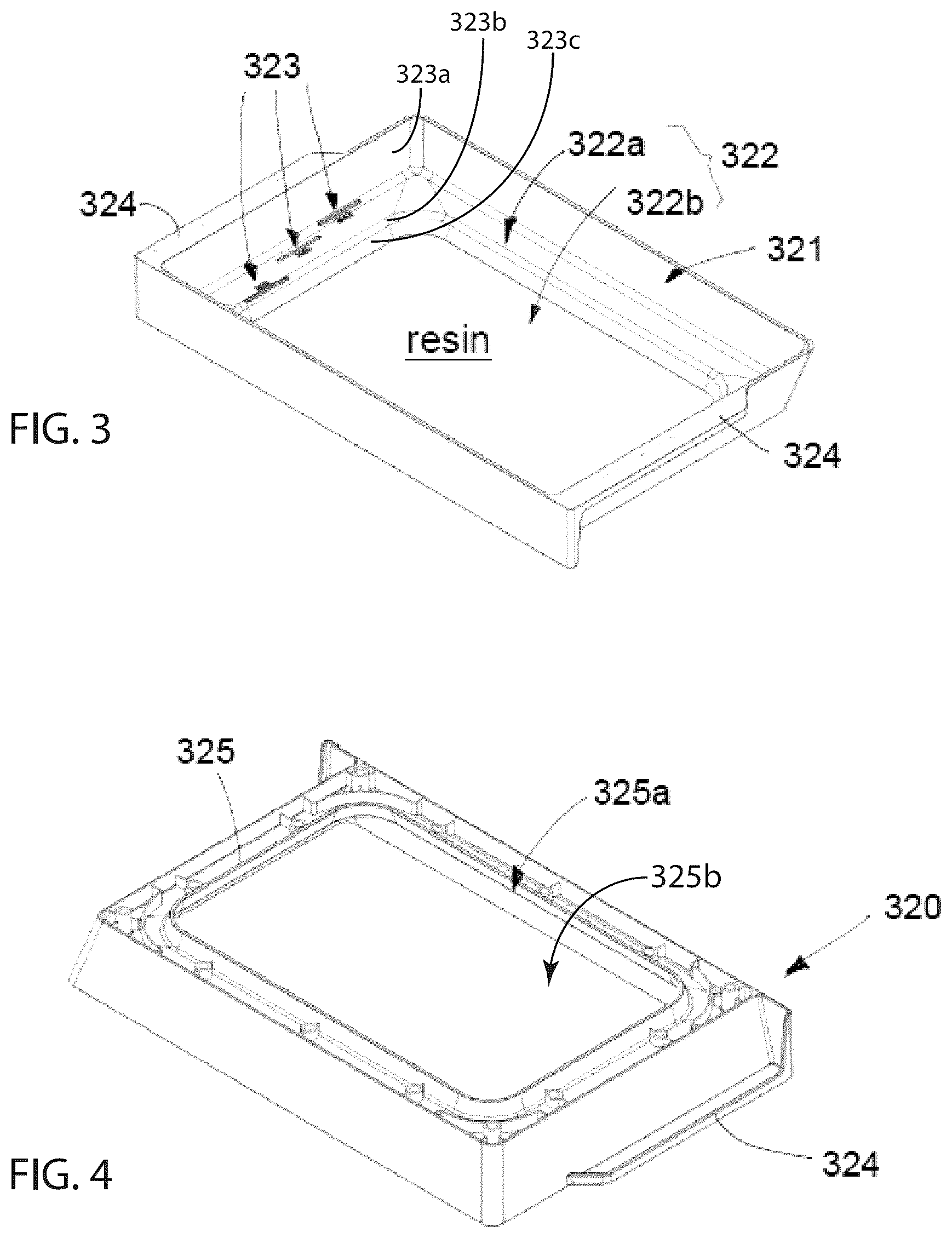 Patent US12583180 Figure 3 – Reservoir assembly for enhancing a surface finish of a 3D-printed object