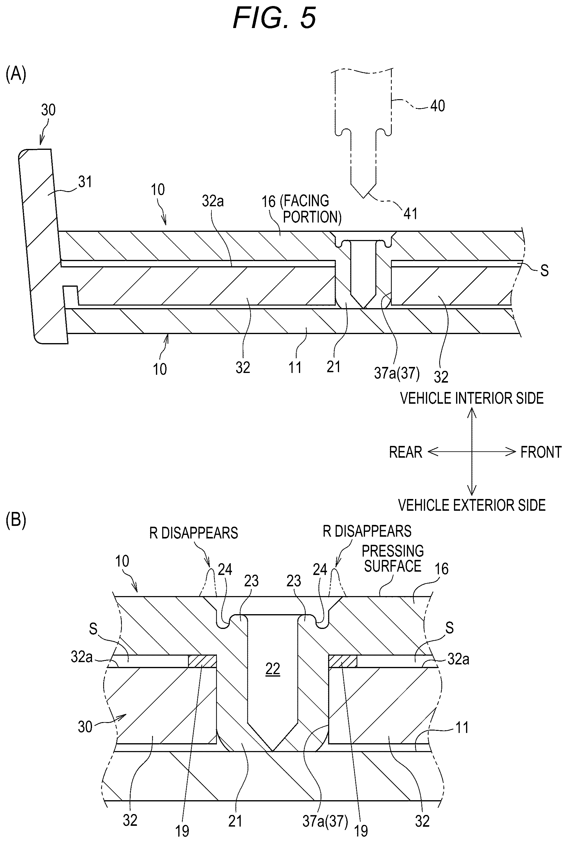 Patent US12583187 Figure 5 – Belt molding manufacturing method
