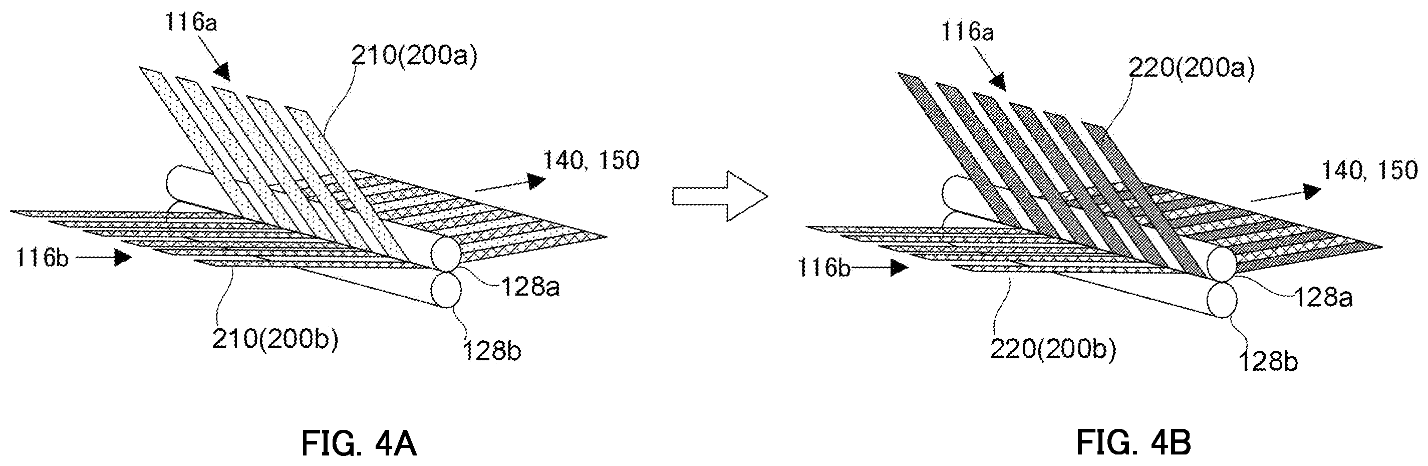 Patent US12583193 Figure 4 – Production apparatus for producing a fiber-reinforced resin and a production method for producing a fiber-reinforced resin