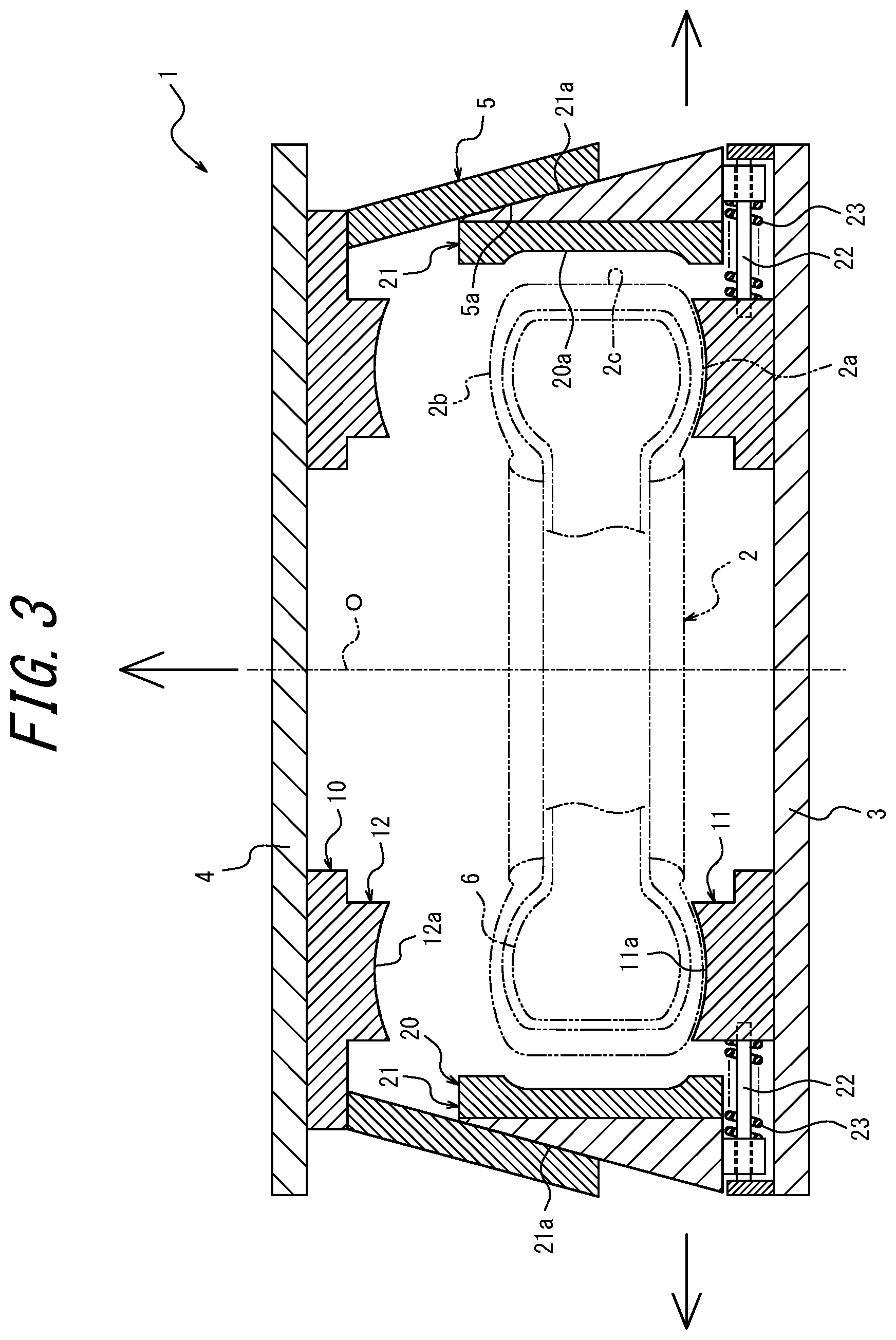 Patent US12583195 Figure 3 – Mold for forming a tire and tire production method