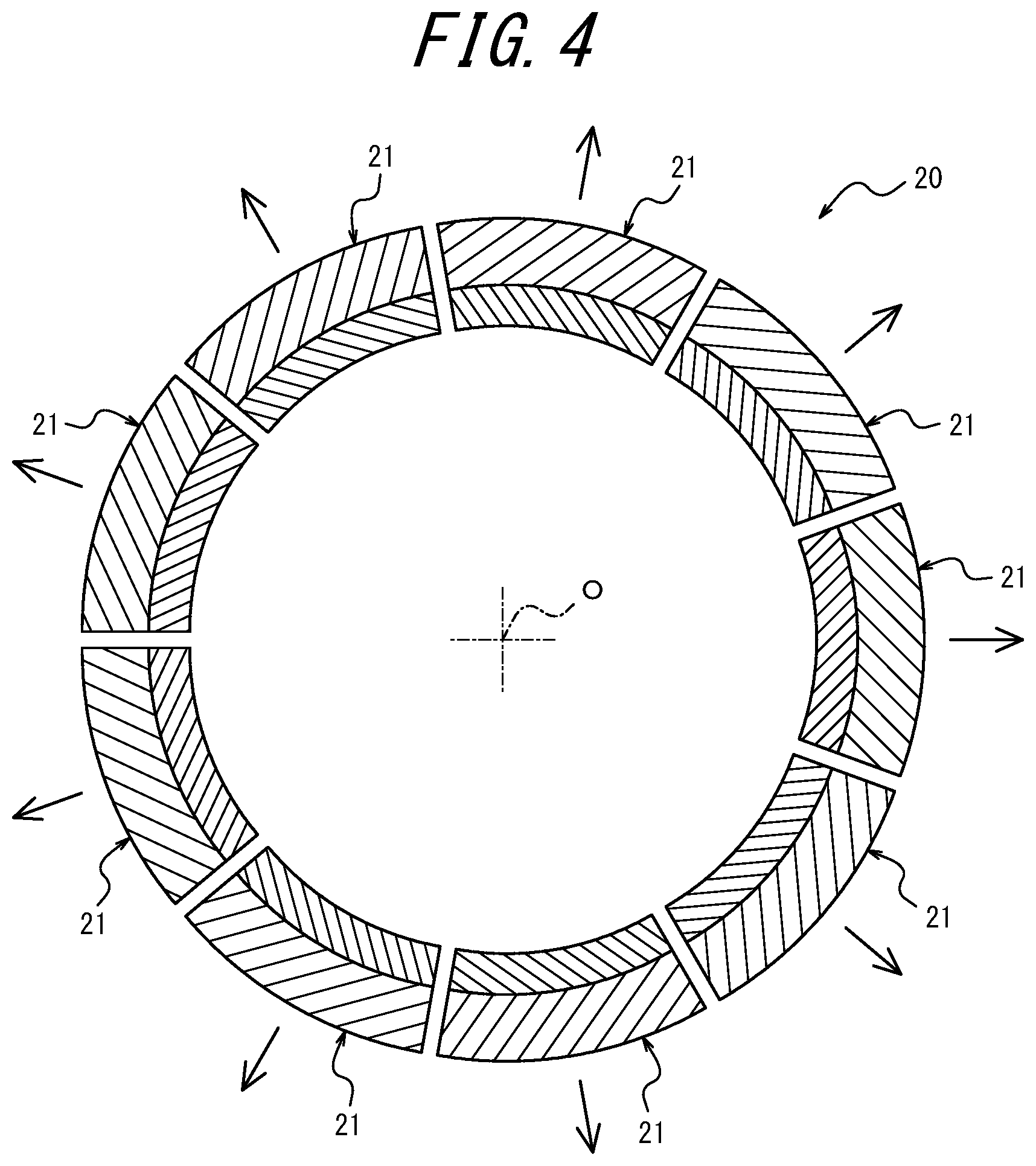 Patent US12583195 Figure 4 – Mold for forming a tire and tire production method