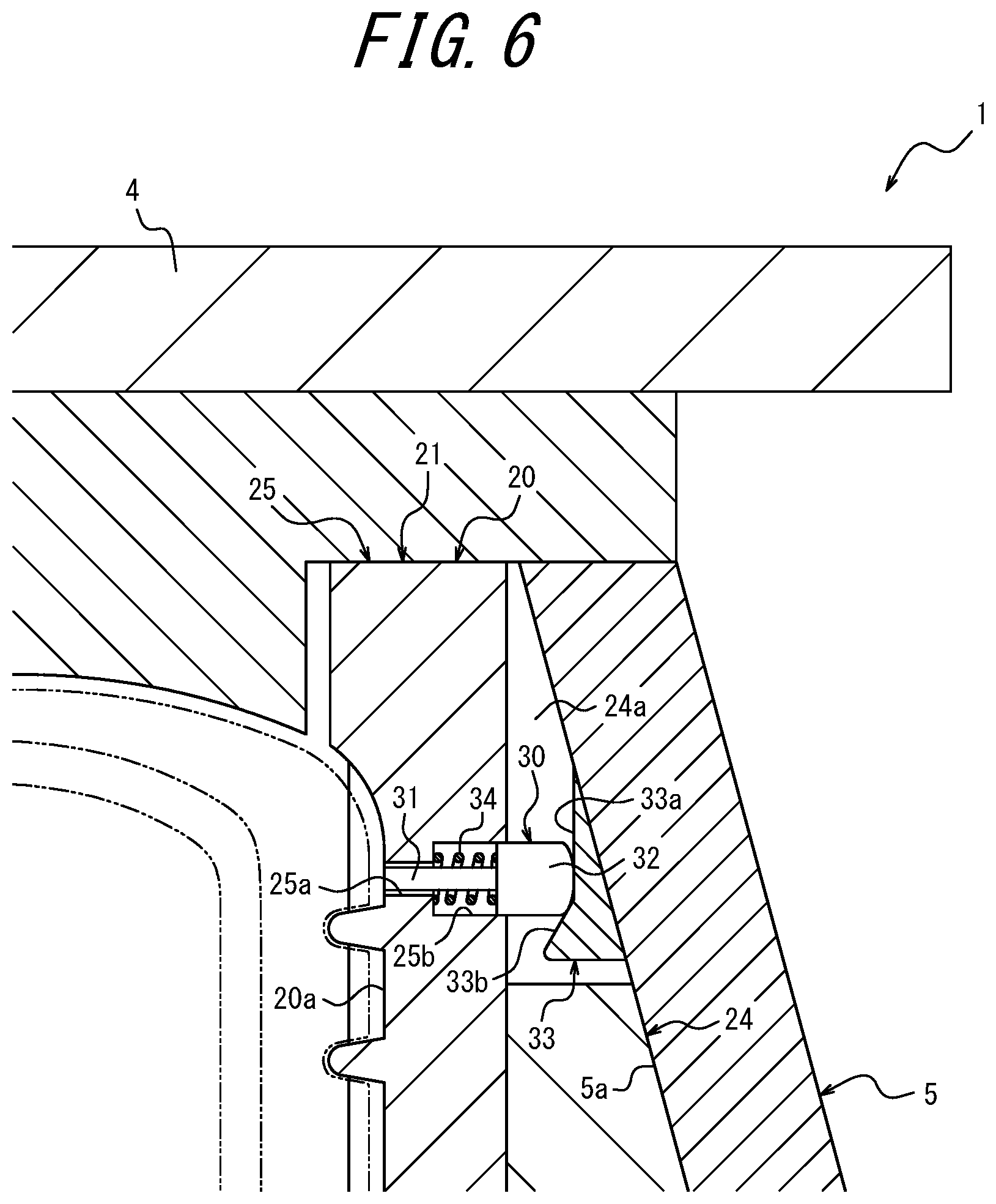 Patent US12583195 Figure 6 – Mold for forming a tire and tire production method