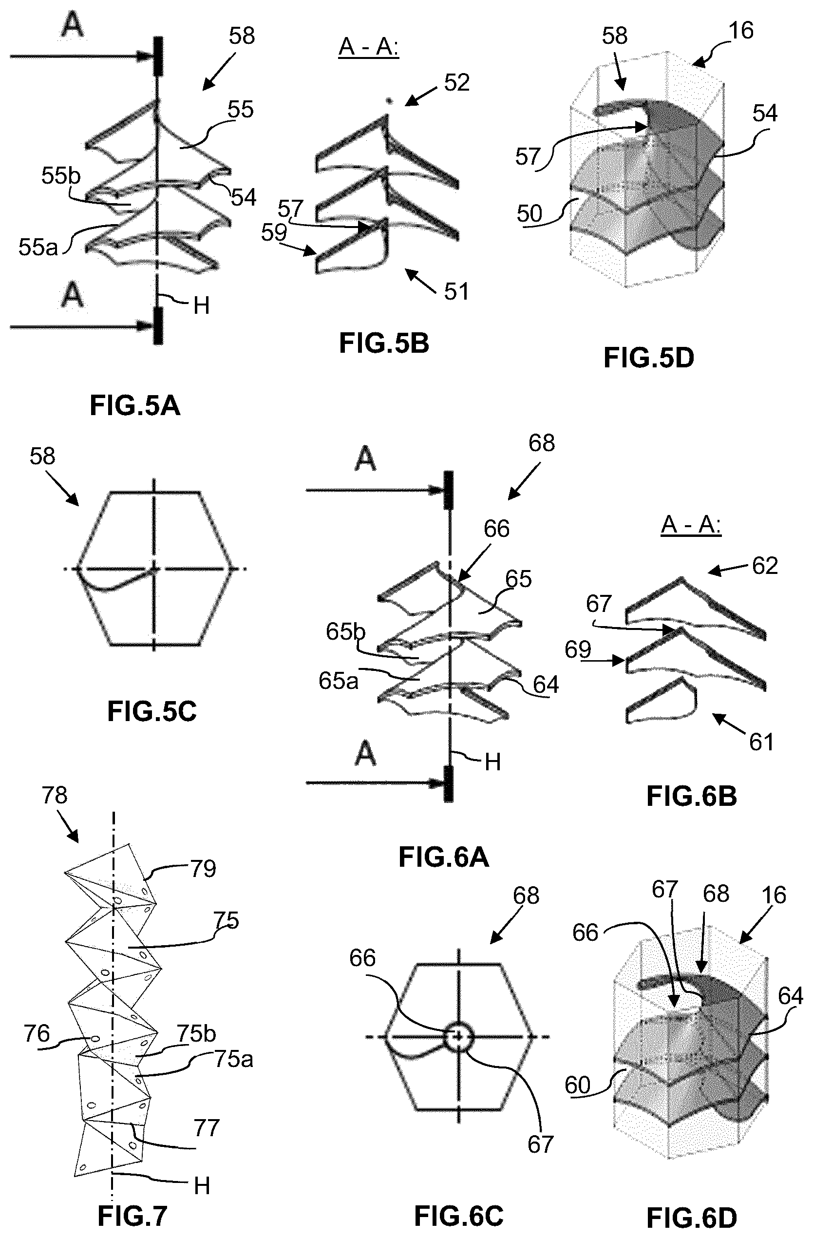 Patent US12583201 Figure 3 – Sound-attenuating composite component with honeycomb core and production method therefor