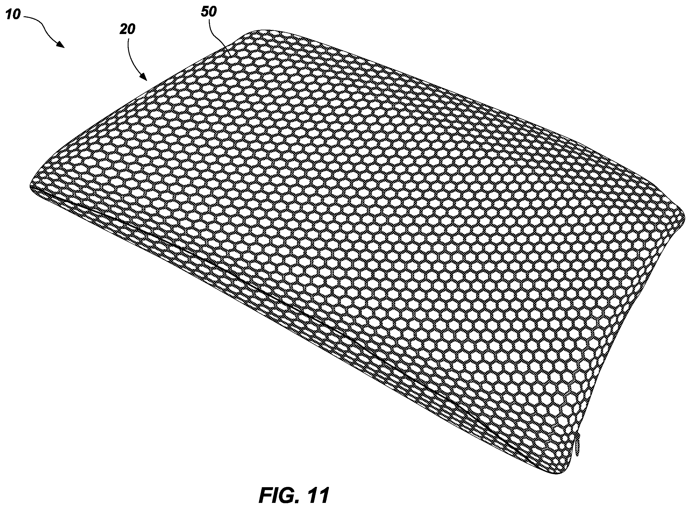 Patent US12583202 Figure 7 – Methods for forming cushioning elements on fabric