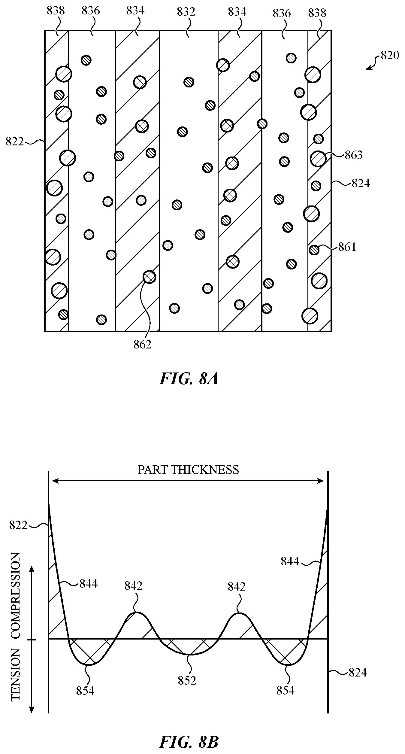 Patent US12583206 Figure 11 – Electronic device having a glass component with crack hindering internal stress regions