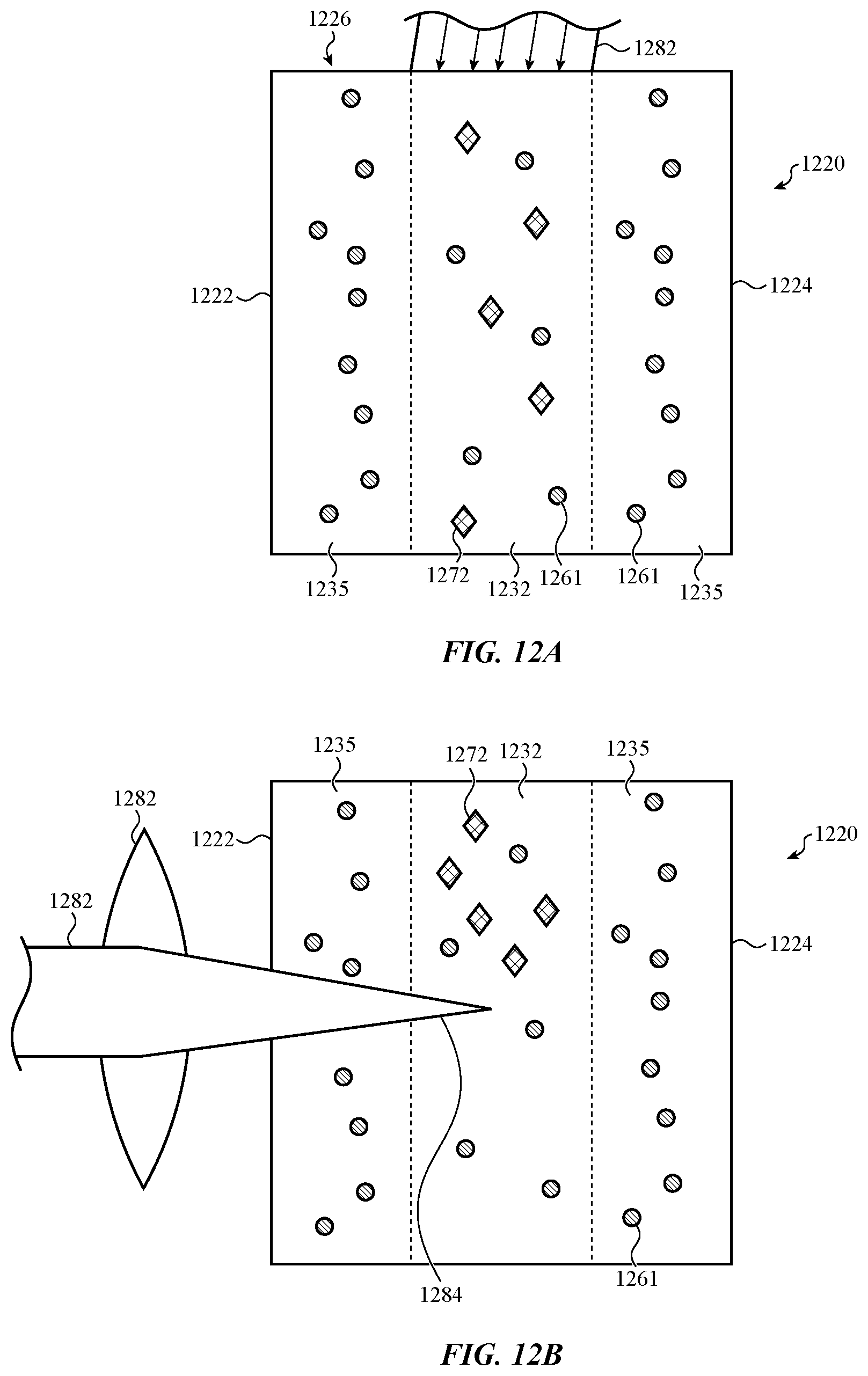 Patent US12583206 Figure 15 – Electronic device having a glass component with crack hindering internal stress regions