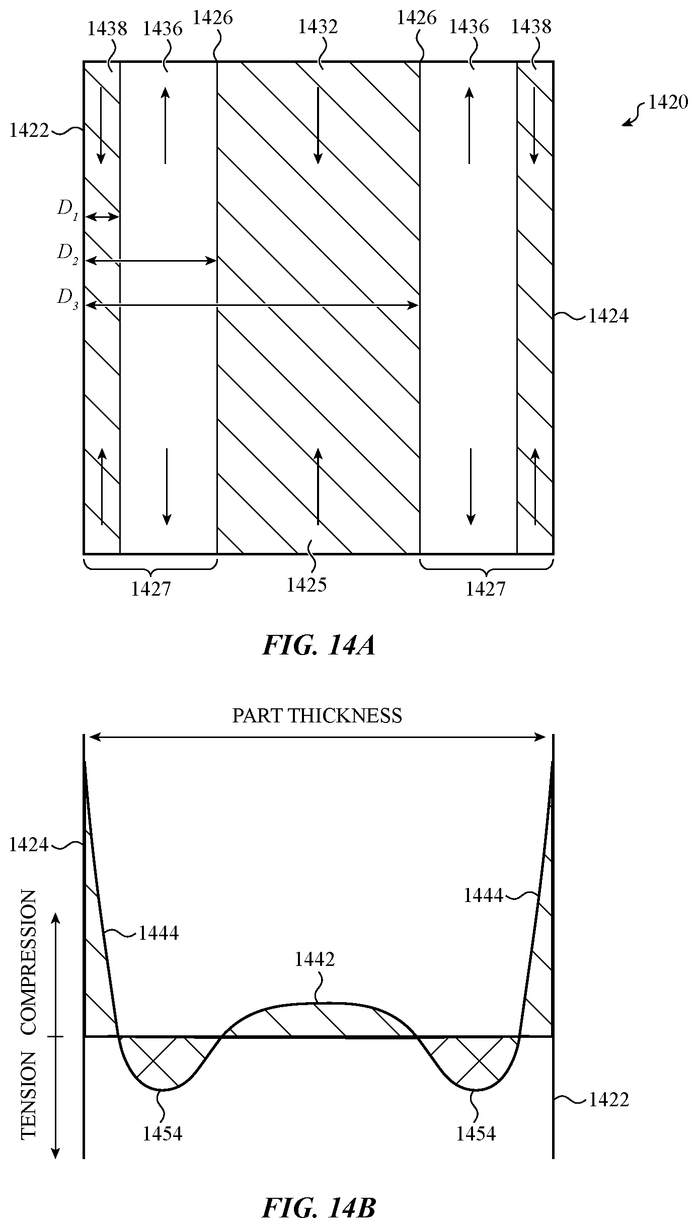 Patent US12583206 Figure 18 – Electronic device having a glass component with crack hindering internal stress regions