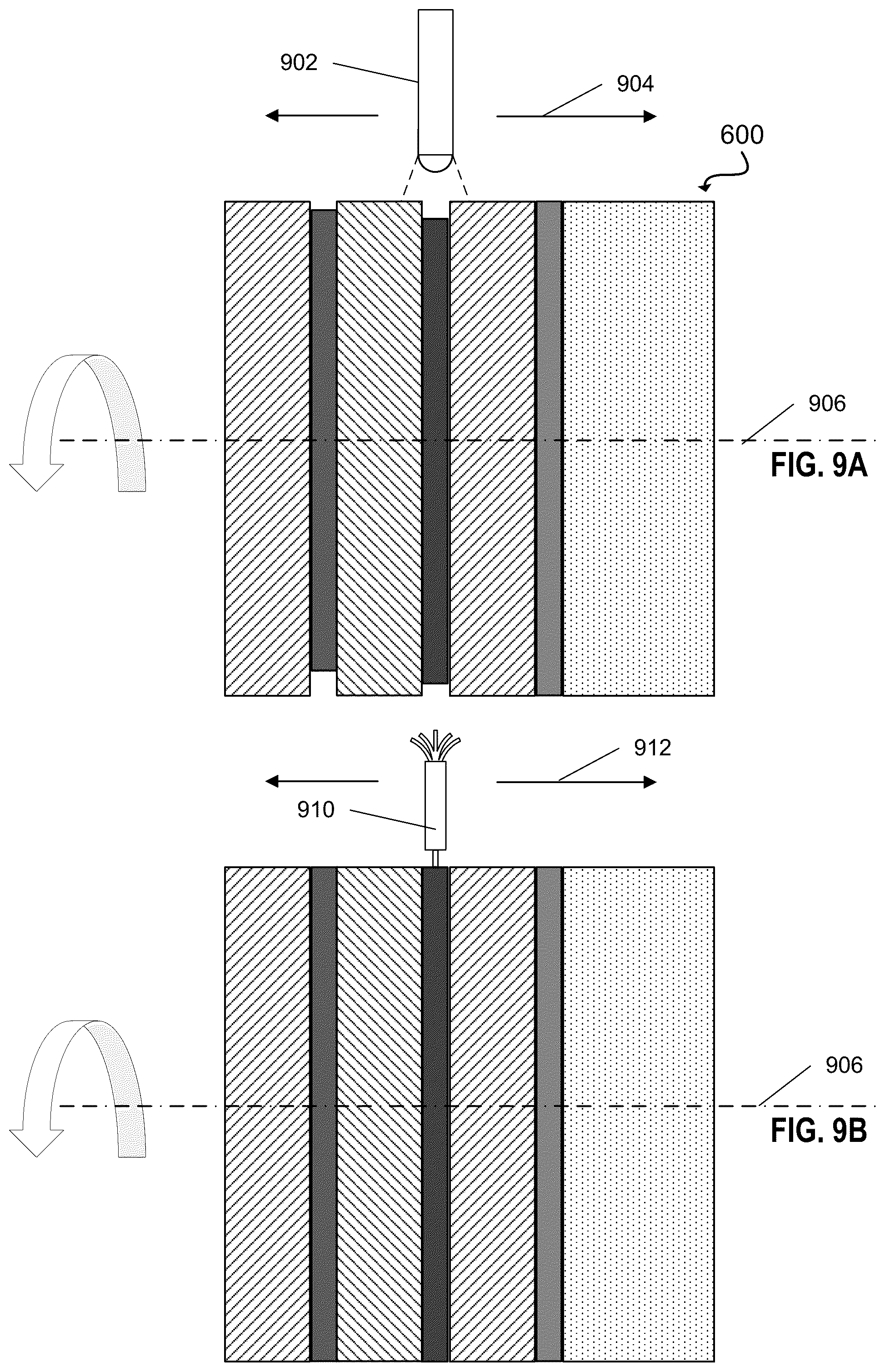 Patent US12583211 Figure 9 – Substrate support assembly with multiple discs
