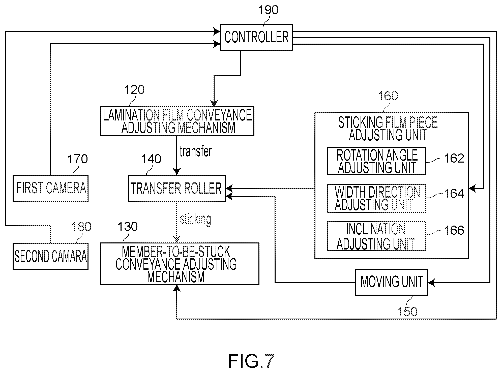 Patent US12583214 Figure 5 – Sticking device