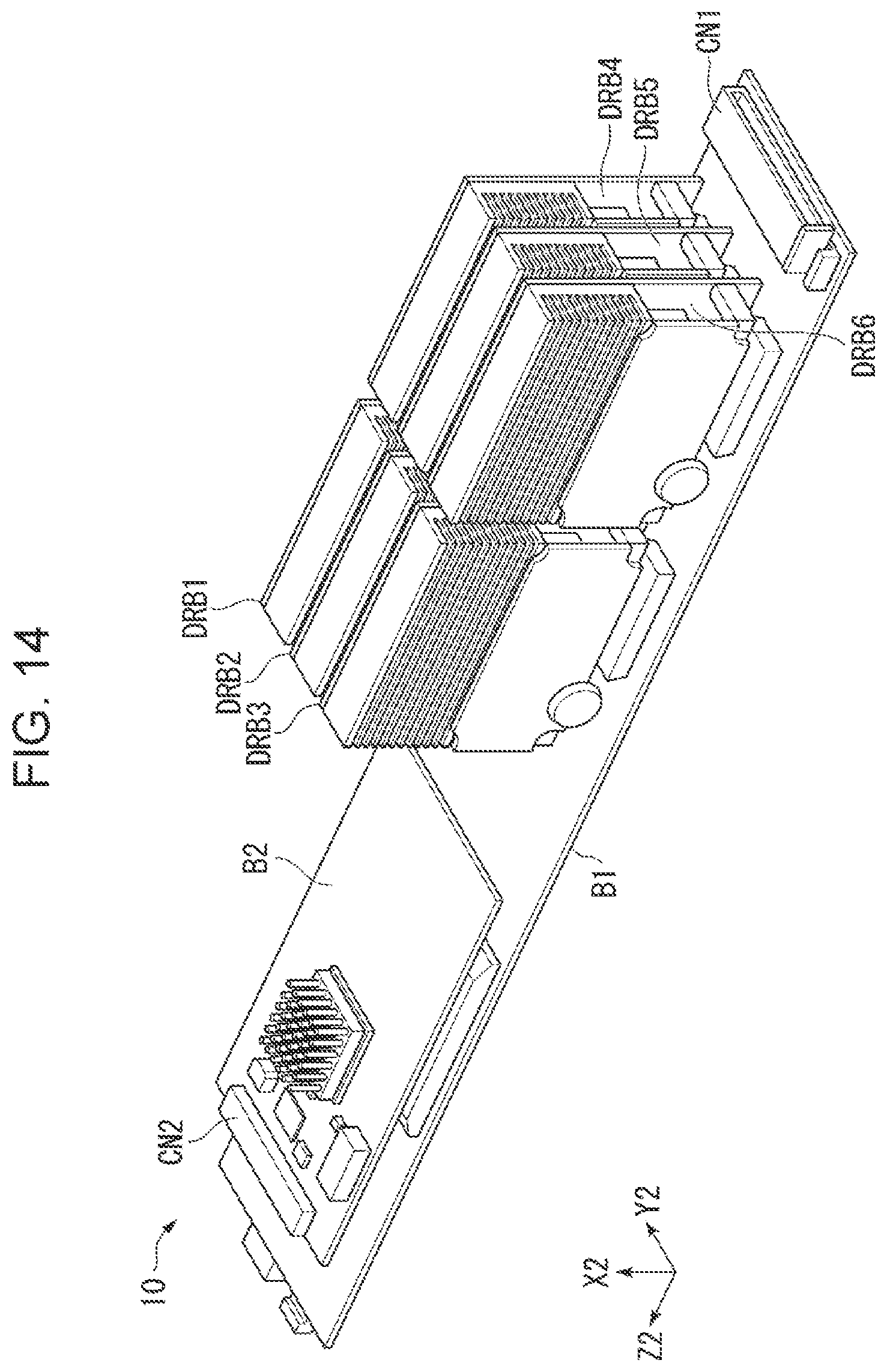 Patent US12583219 Figure 13 – Drive unit, liquid ejecting head unit, and liquid ejecting apparatus