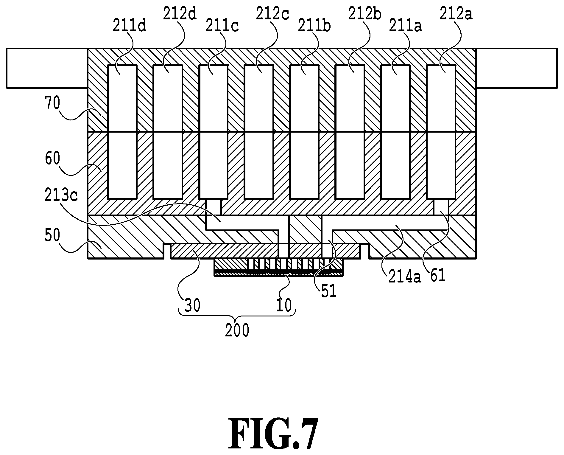 Patent US12583221 Figure 7 – Liquid ejection head and liquid ejection apparatus comprising the same