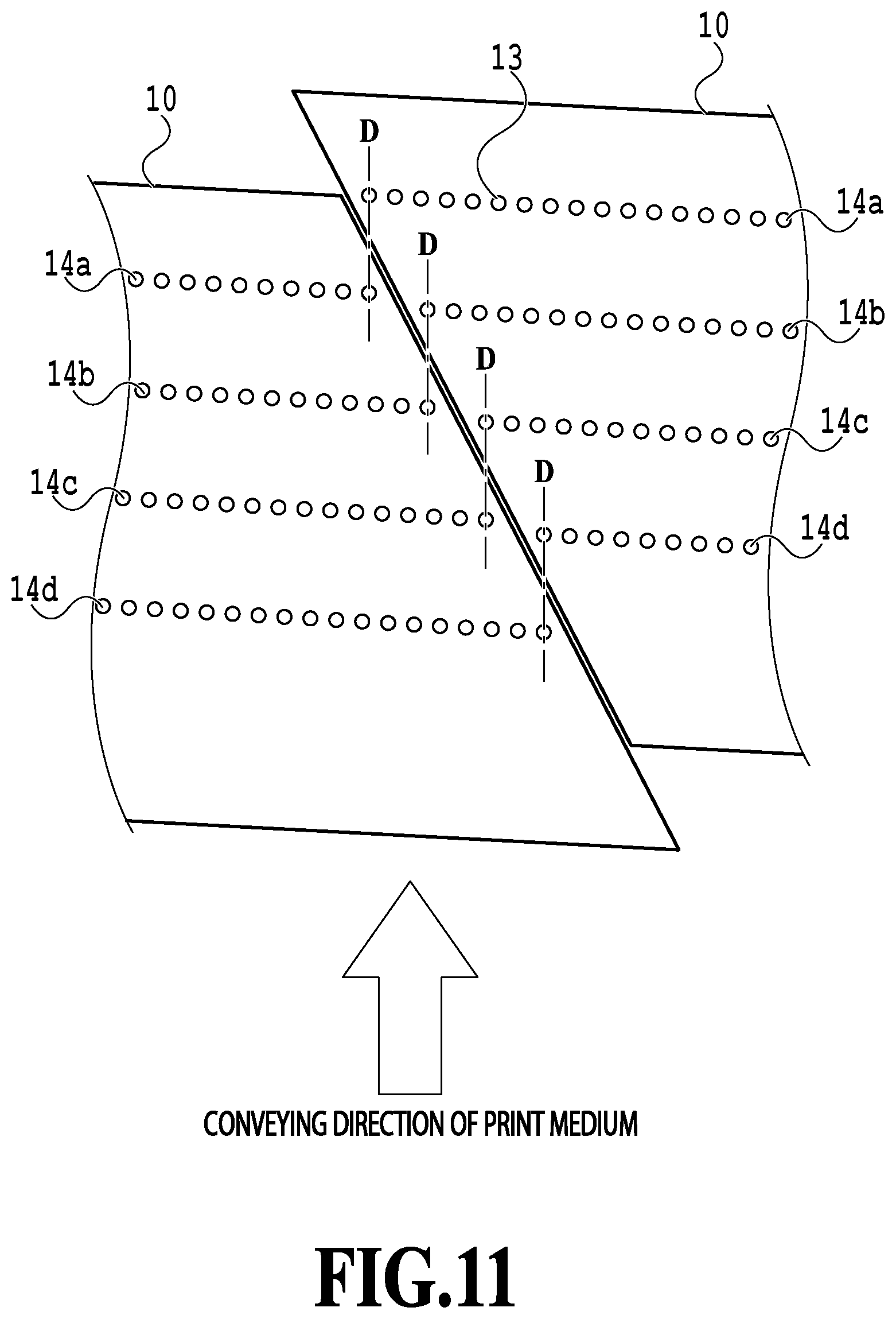 Patent US12583221 Figure 11 – Liquid ejection head and liquid ejection apparatus comprising the same
