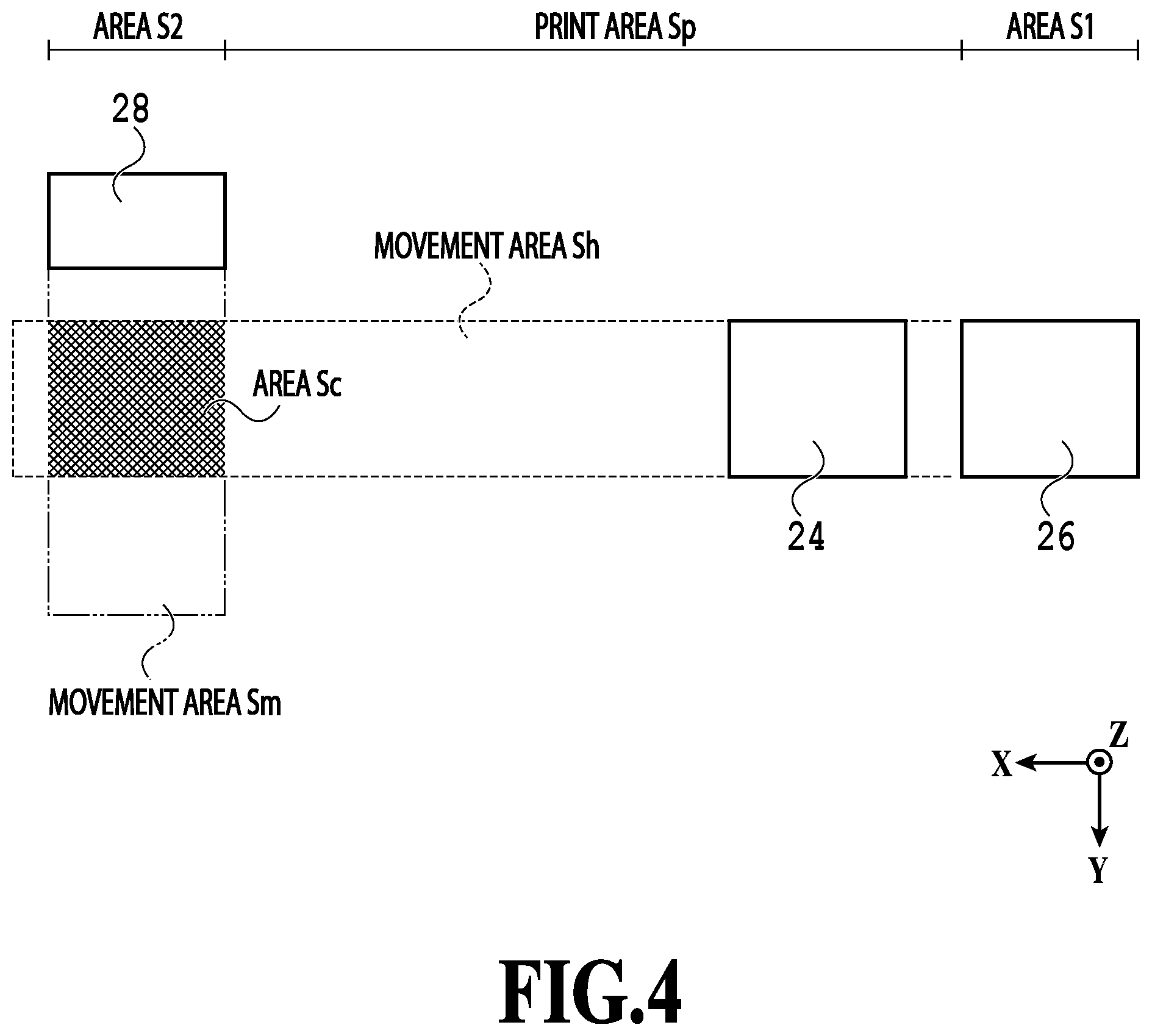 Patent US12583226 Figure 4 – Printing apparatus including an application unit that applies an amount of wiping liquid based on an adhesion amount of ink