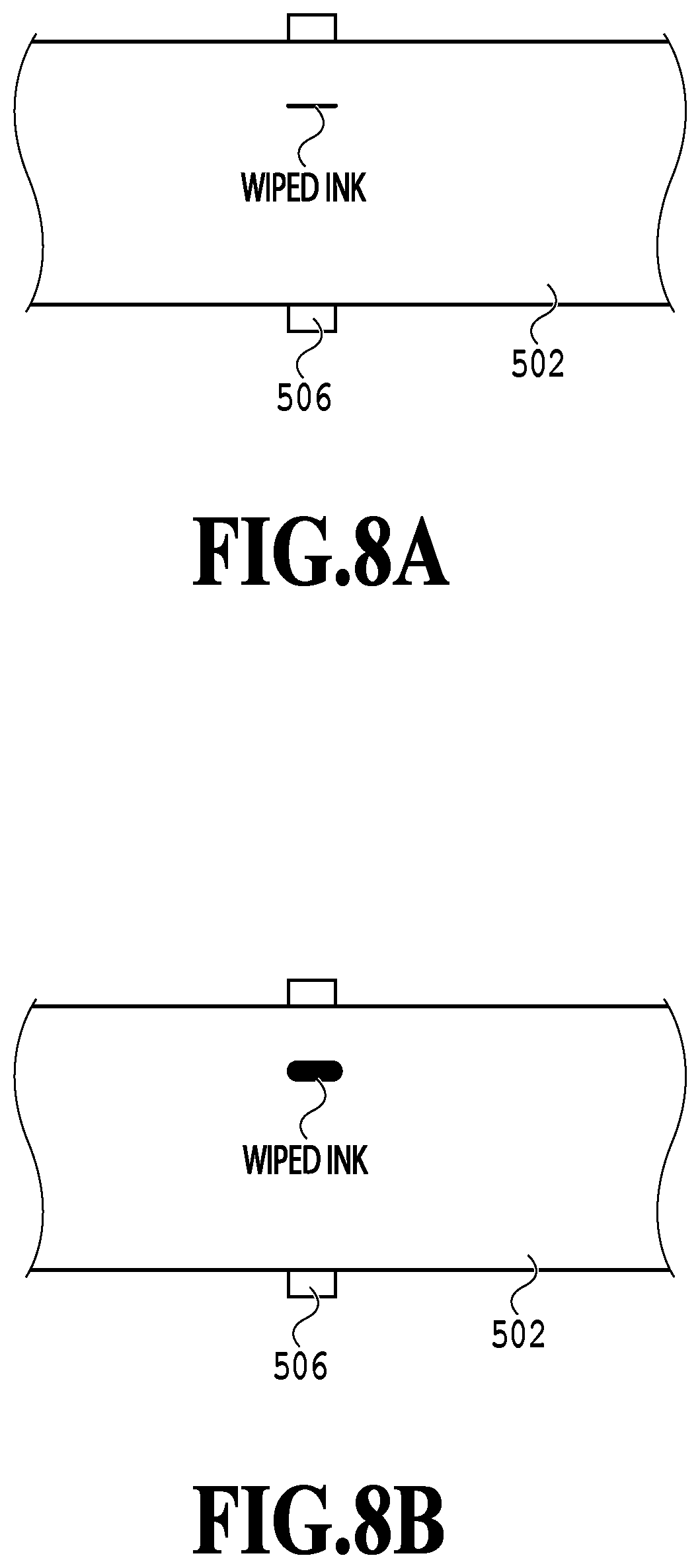 Patent US12583226 Figure 8 – Printing apparatus including an application unit that applies an amount of wiping liquid based on an adhesion amount of ink