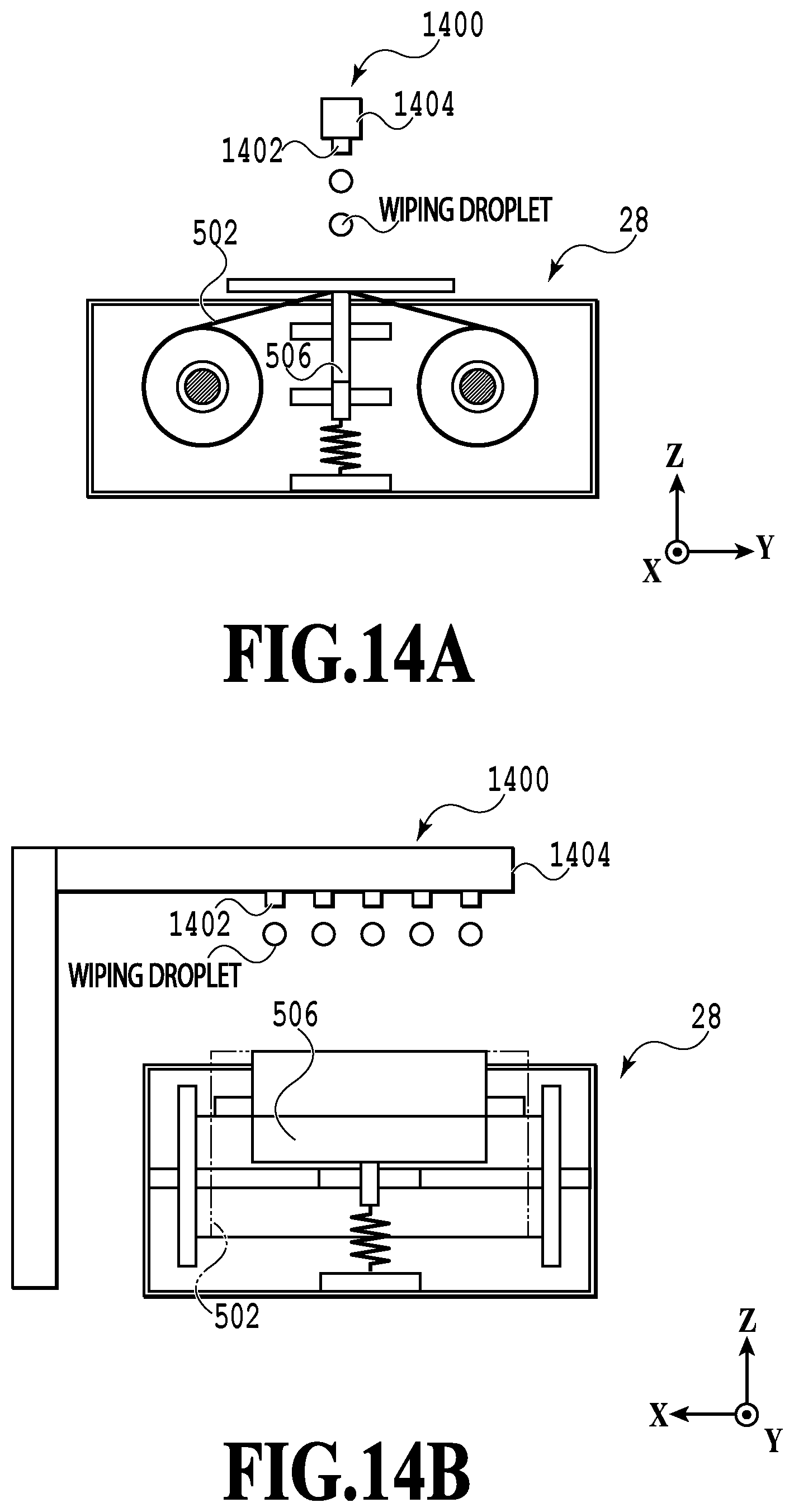 Patent US12583226 Figure 15 – Printing apparatus including an application unit that applies an amount of wiping liquid based on an adhesion amount of ink