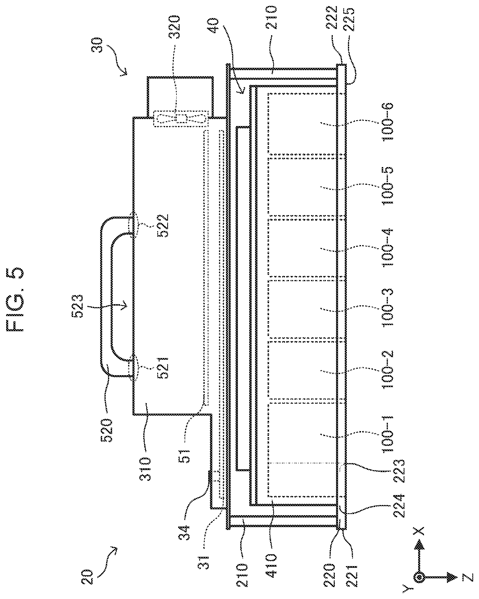 Patent US12583234 Figure 5 – Print head with handle