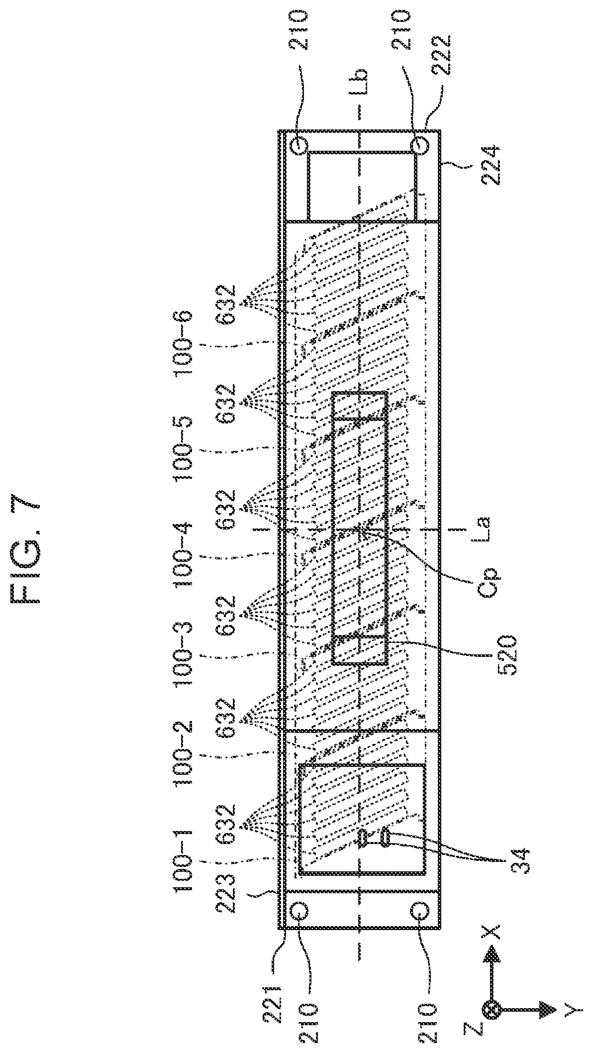 Patent US12583234 Figure 7 – Print head with handle